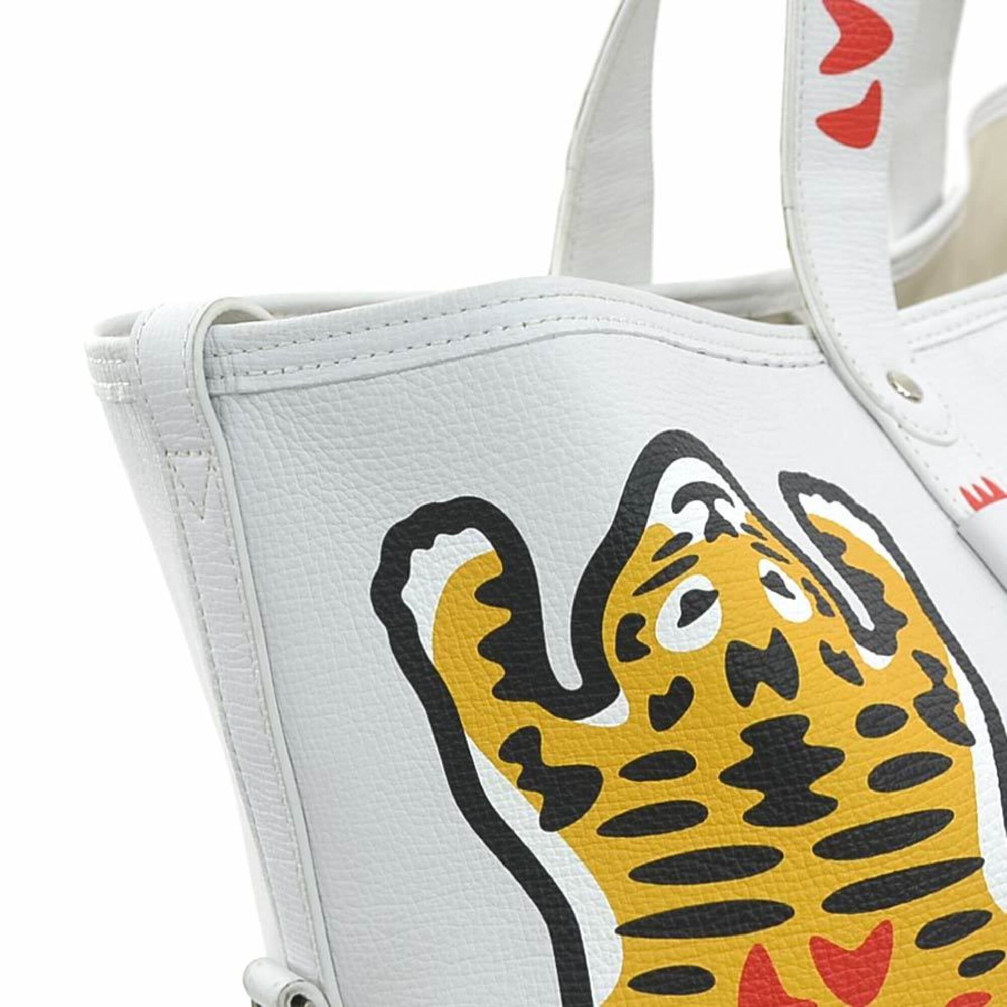 Louis Vuitton Blanc Leather Shoulder Bag Tote Bag (Pre-Owned)