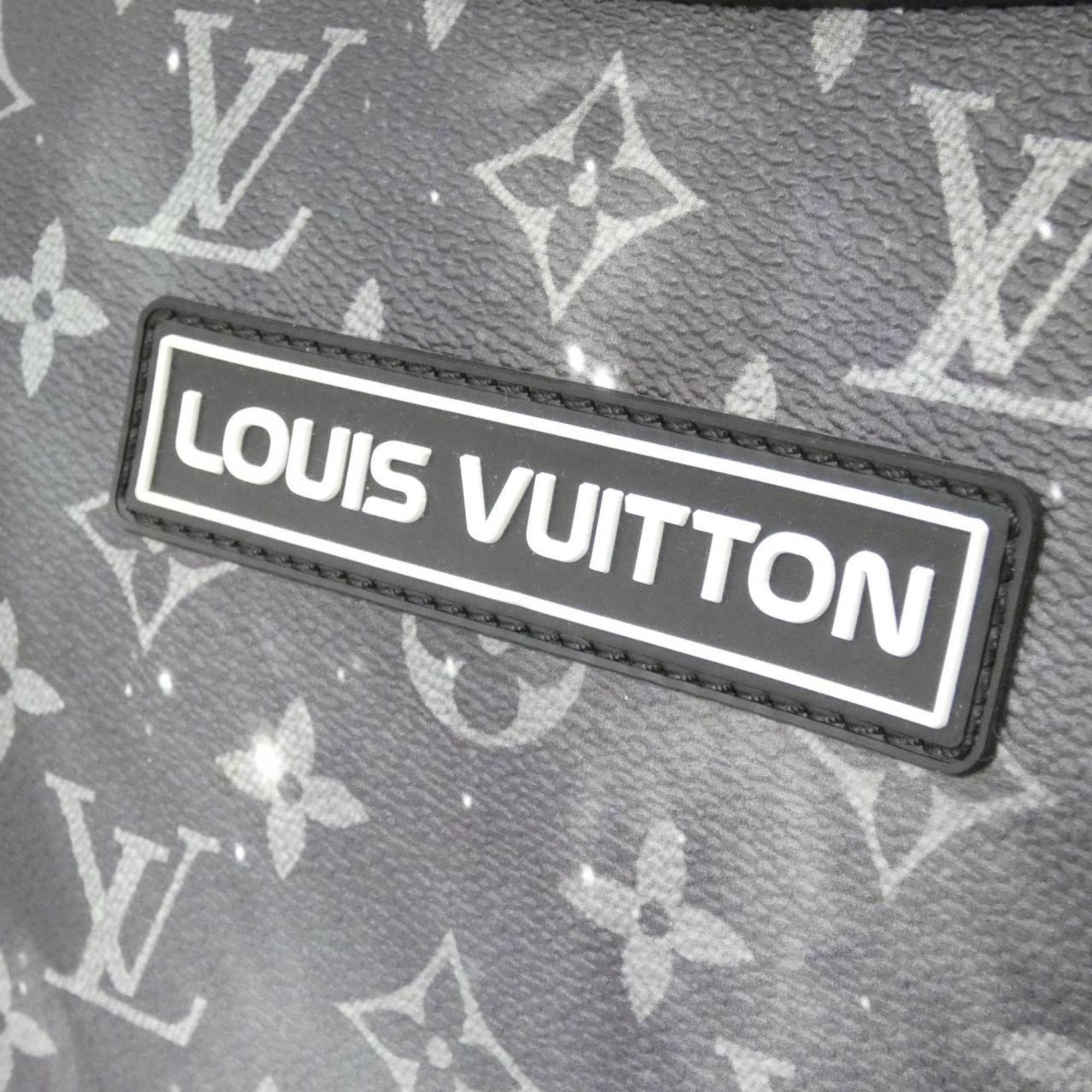 Louis Vuitton Black Silver Coated Canvas Shoulder Bag (Pre-Owned)