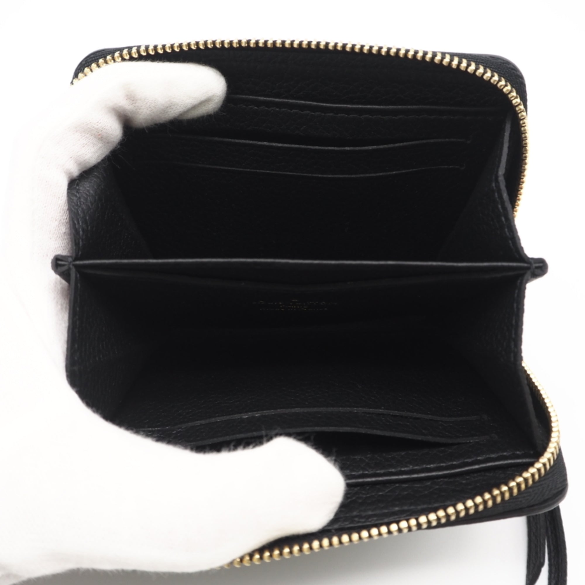 Louis Vuitton Monogram Empreinte Black Leather Coin Purse/Coin Case (Pre-Owned)