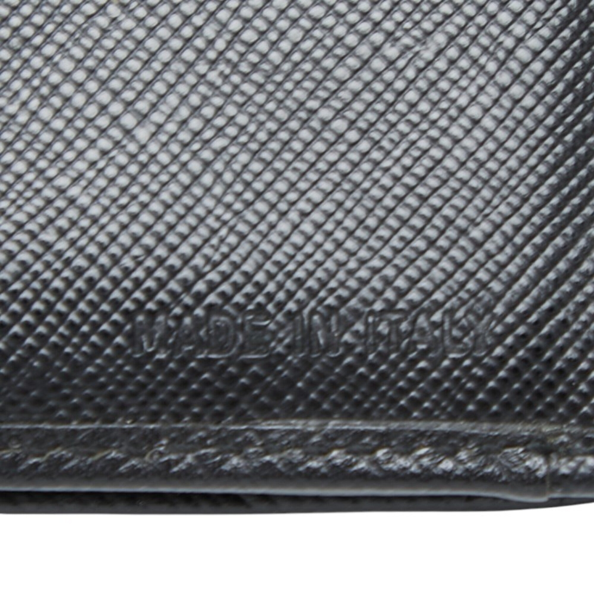 Prada Black Leather Wallet (Bi-Fold) (Pre-Owned)