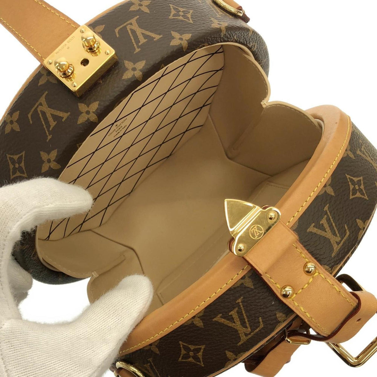 Louis Vuitton Marron Coated Canvas Handbag (Pre-Owned)