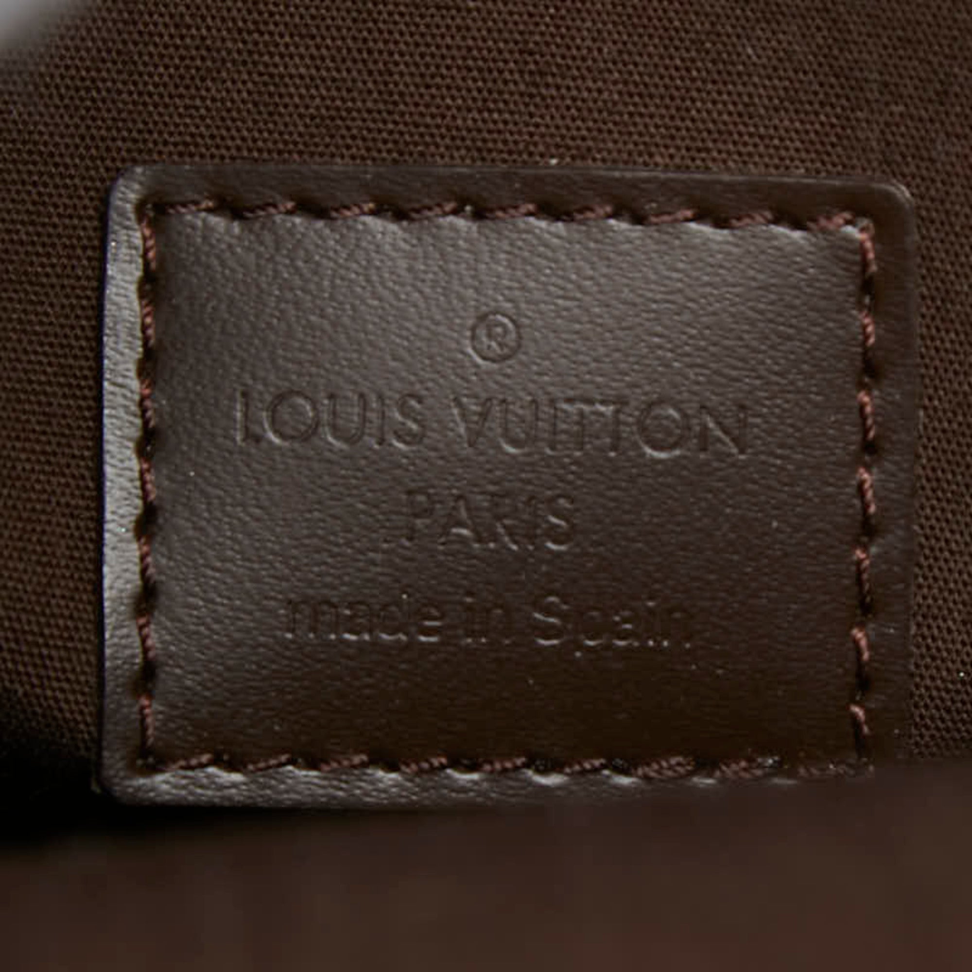 Louis Vuitton Brown Moka Leather Handbag (Pre-Owned)