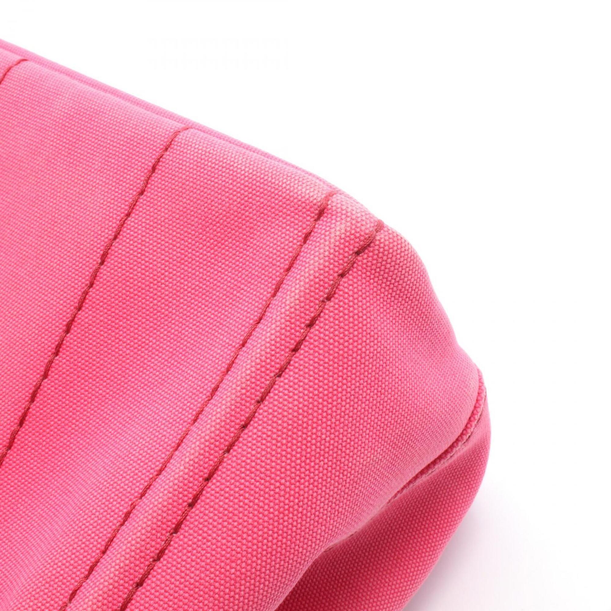 Prada Pink Canapa Handbag Tote Bag (Pre-Owned)