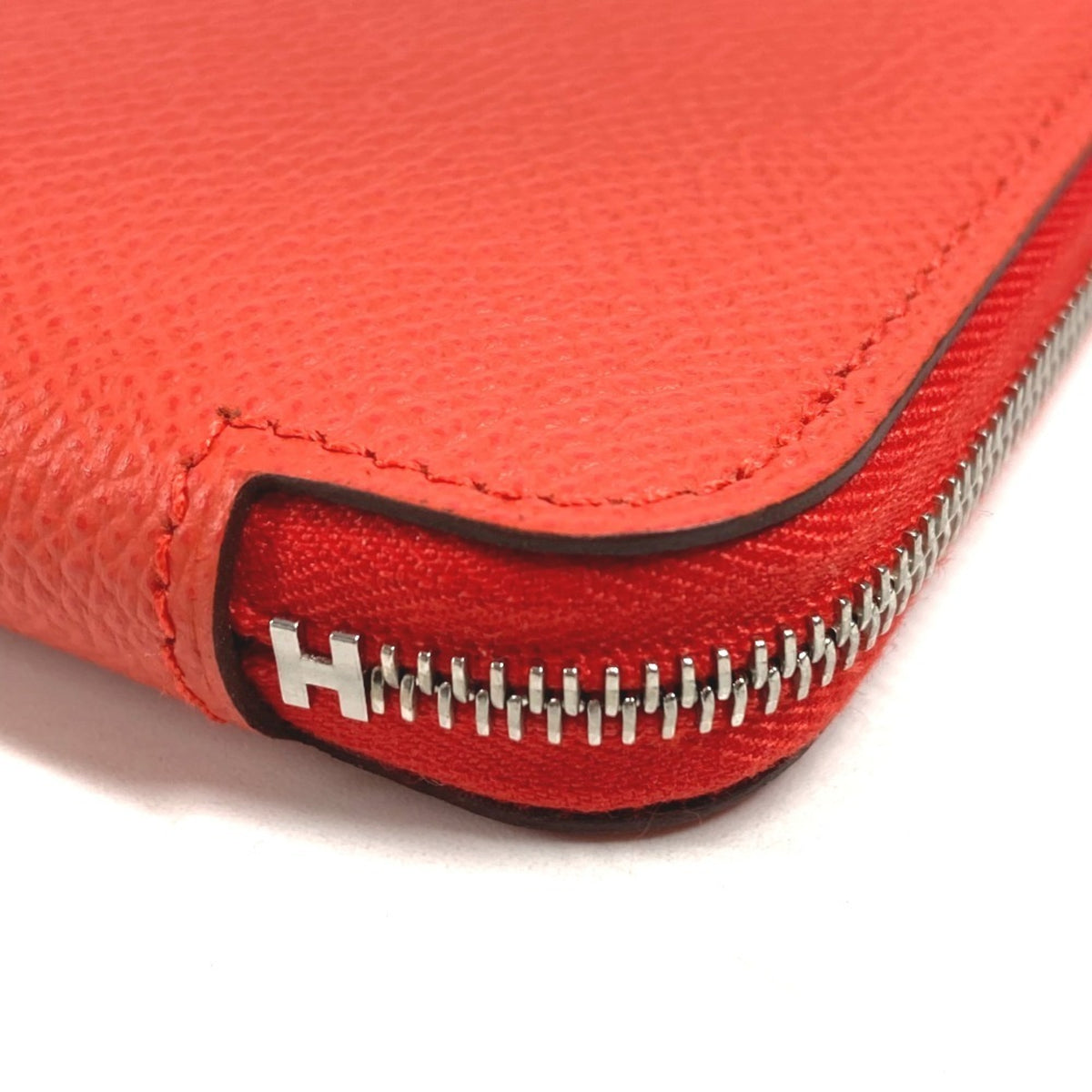 Hermes Capucine Orange Epsom Leather Long Wallet (Bi-Fold) (Pre-Owned)