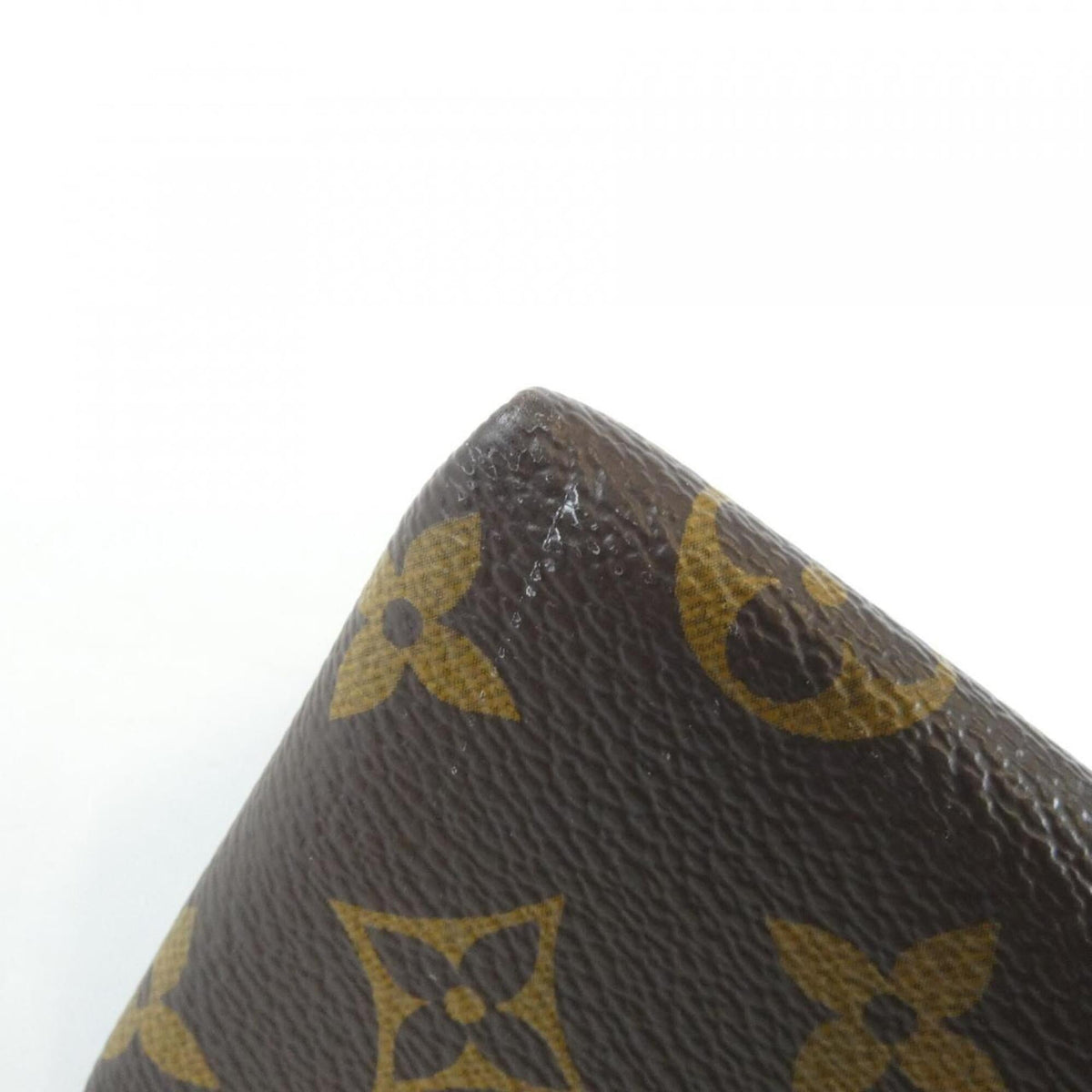 Louis Vuitton Marron Rose Poudre Coated Canvas Handbag (Pre-Owned)