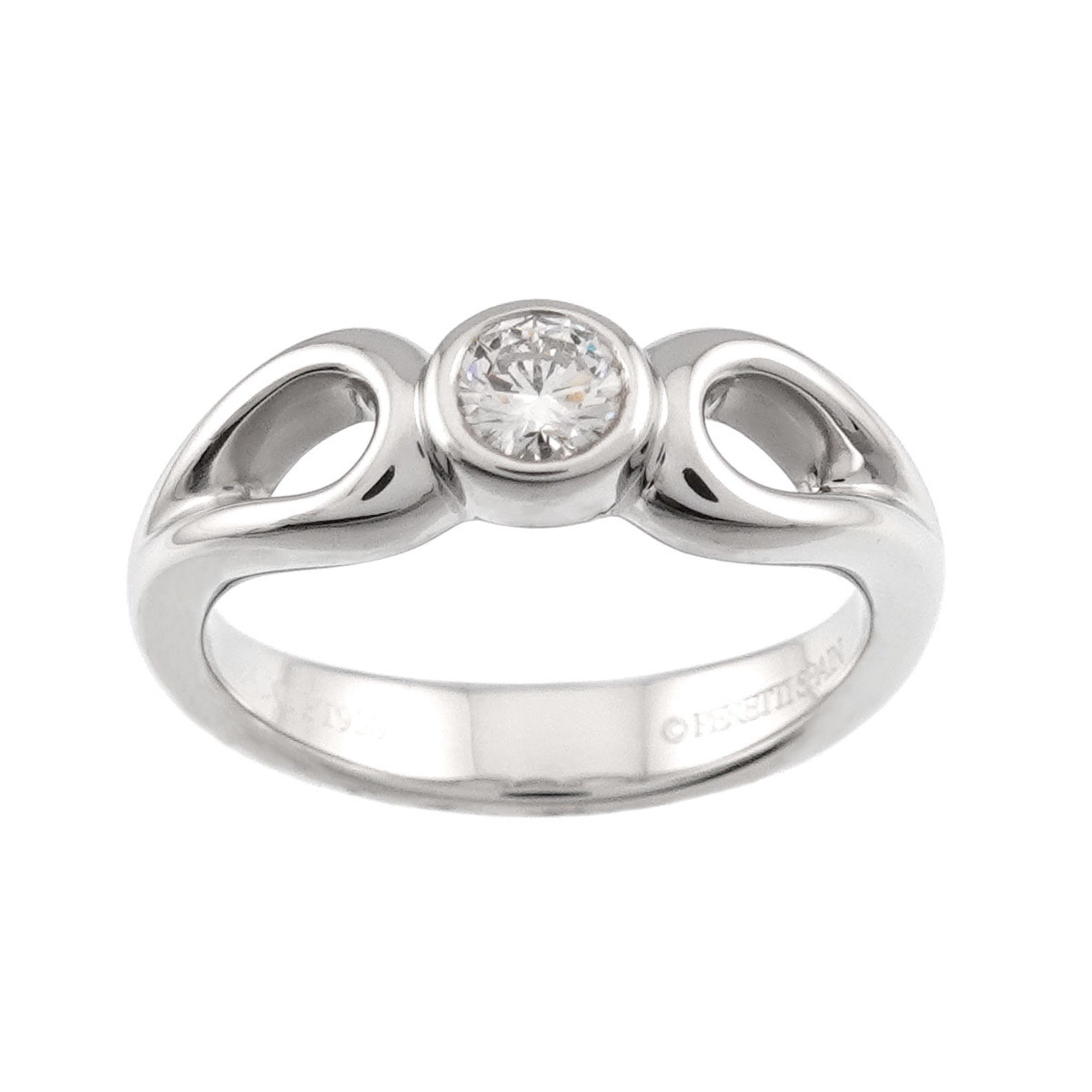 Tiffany Platinum 950 Band Ring (Pre-Owned)