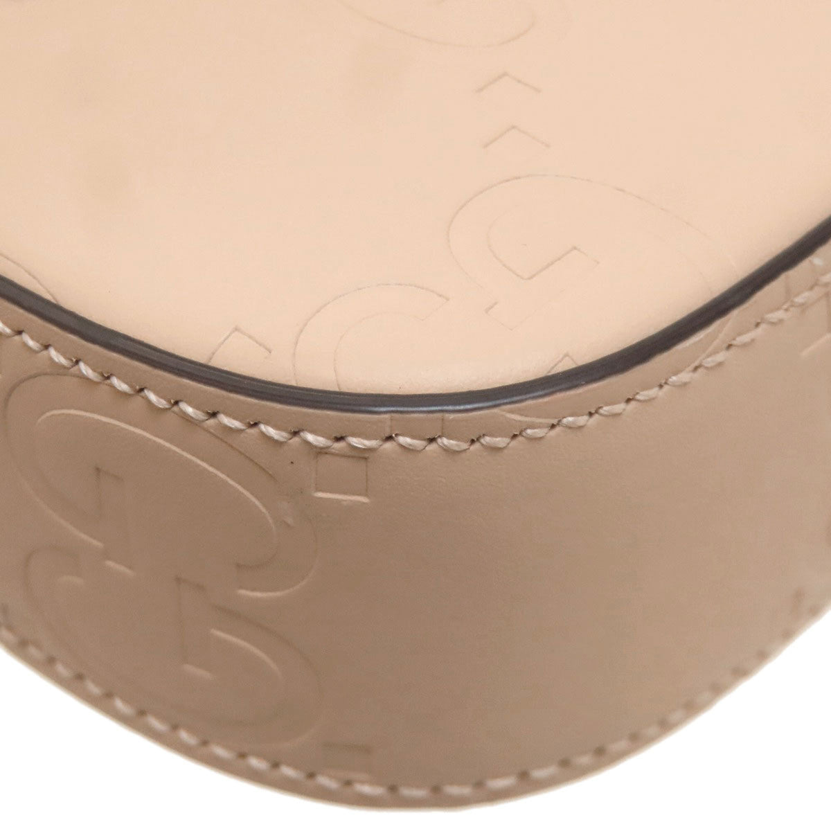 Gucci Beige Leather Shoulder Bag (Pre-Owned)