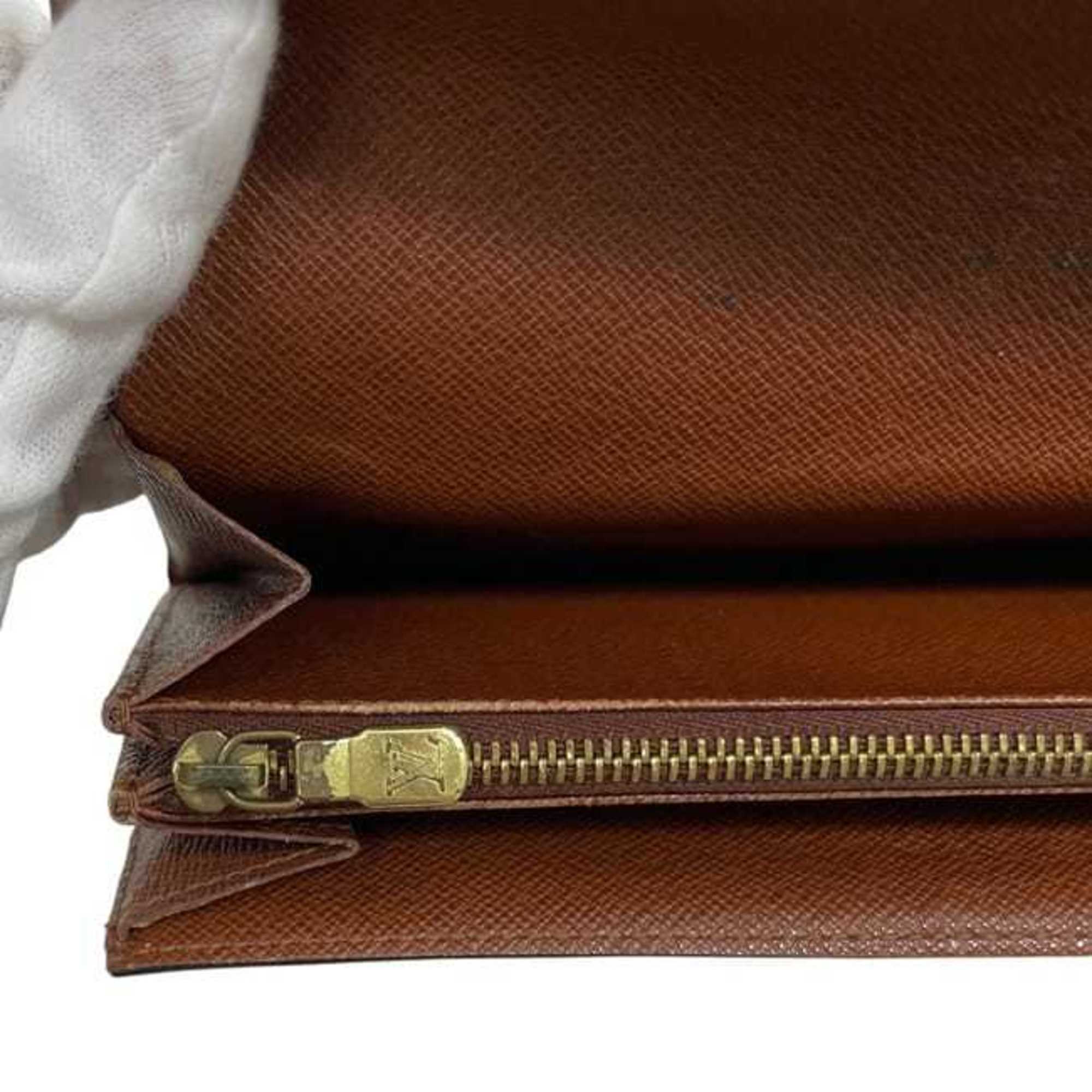 Louis Vuitton Brown Monogram Monogram Long Wallet (Bi-Fold) (Pre-Owned)