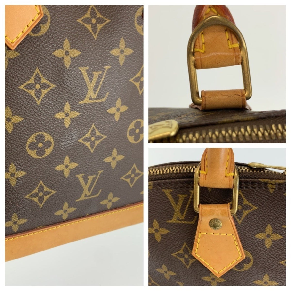 Louis Vuitton Brown Monogram Pvc Leather Handbag (Pre-Owned)