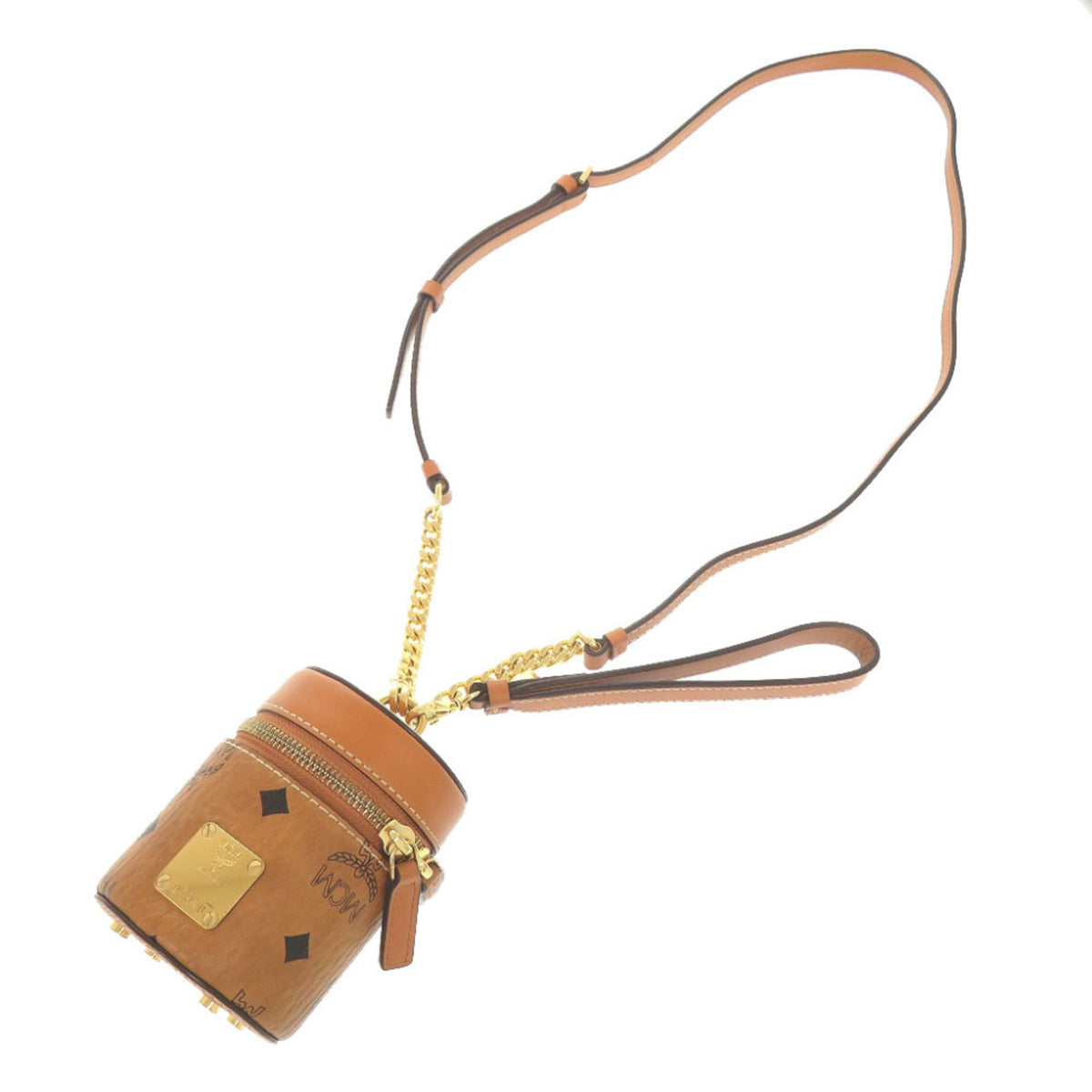 Mcm Brown Pvc Shoulder Bag (Pre-Owned)