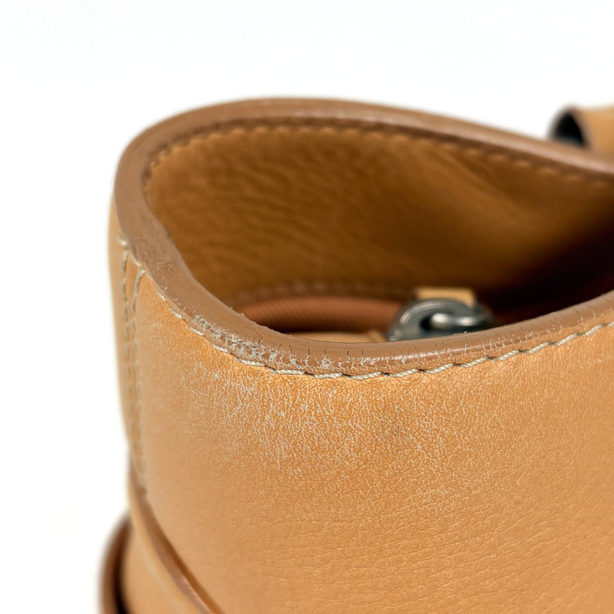 Celine Boogie Beige Leather Handbag (Pre-Owned)