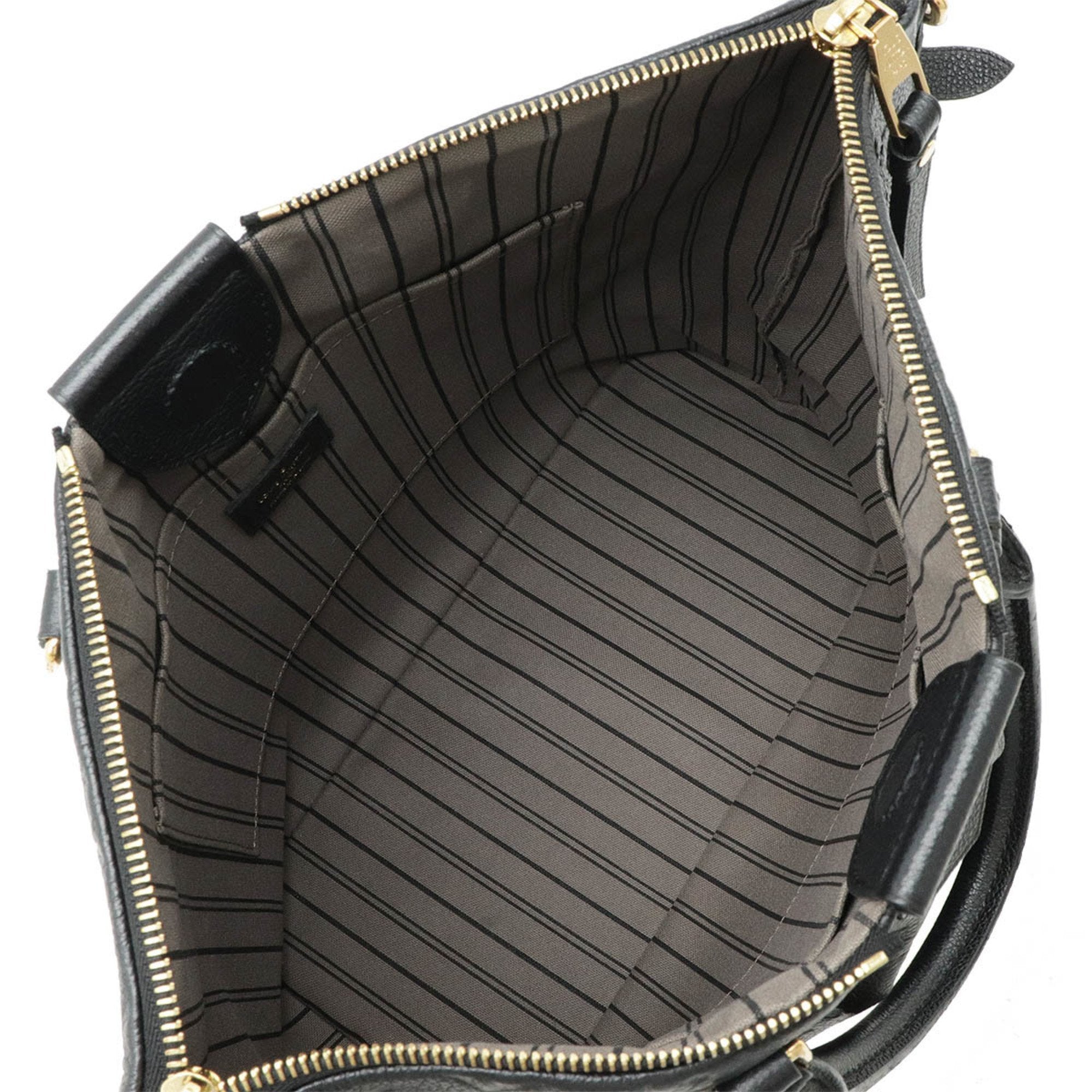 Louis Vuitton Monogram Empreinte Black Noir Monogram Empreinte Shoulder Bag Tote Bag (Pre-Owned)
