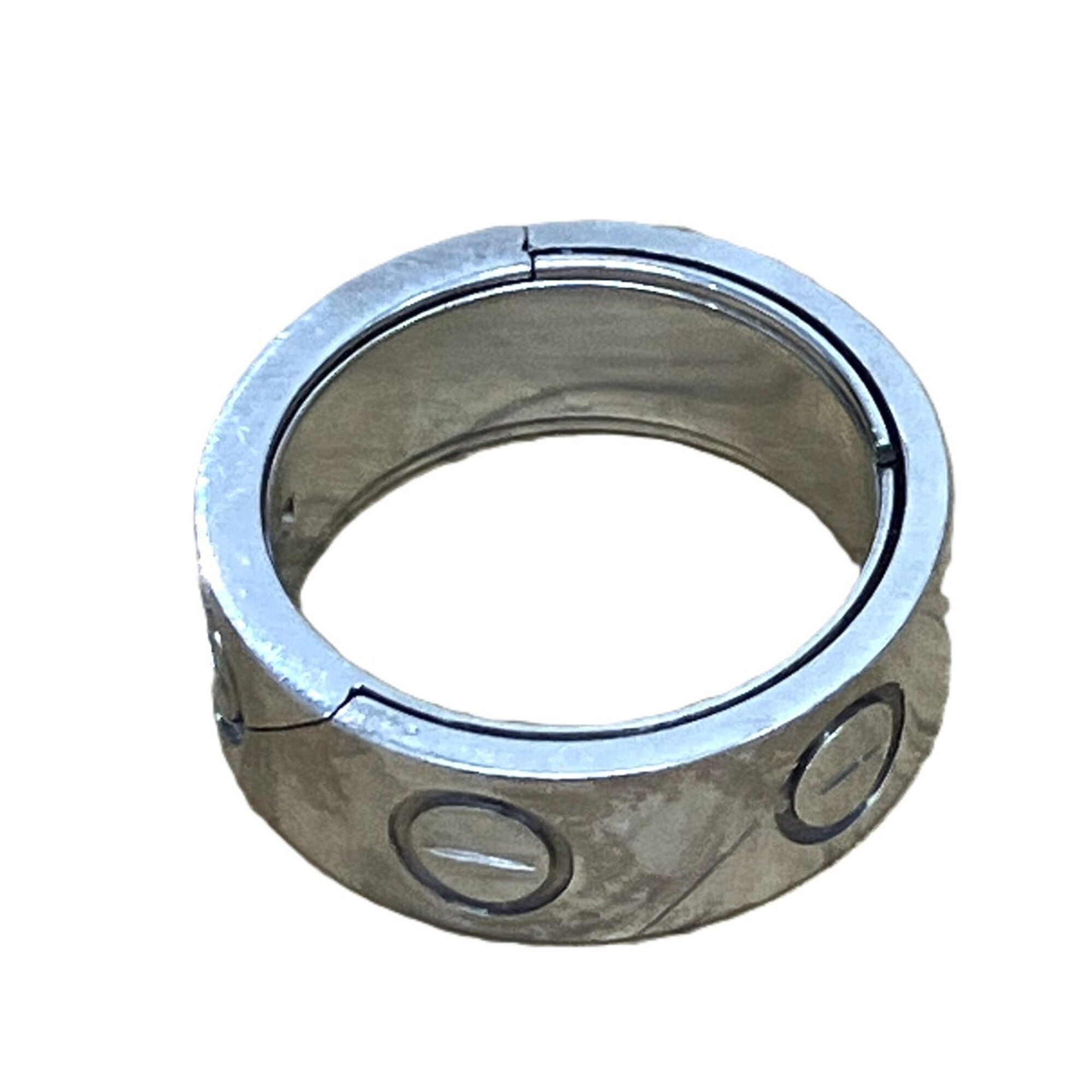 Cartier White Gold White Gold (18K) Band Ring (Pre-Owned)