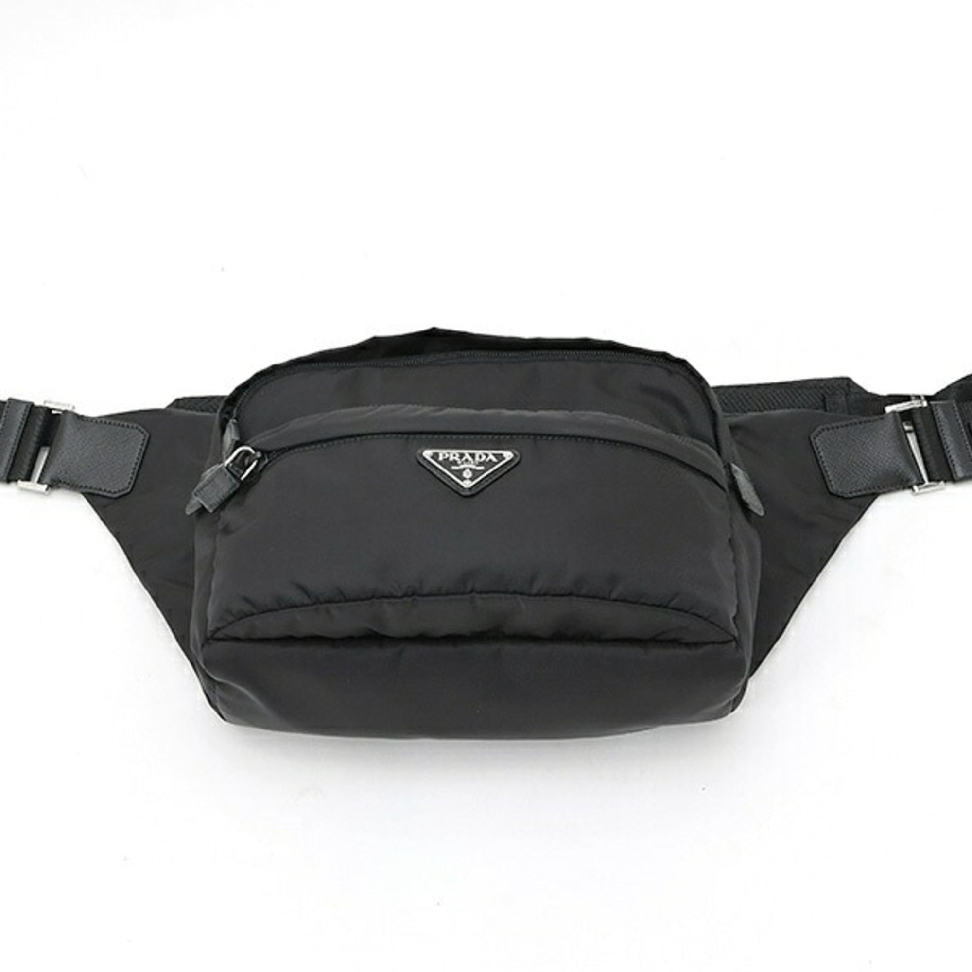 Prada Black Nylon Fanny Pack Sling Bag (Pre-Owned)