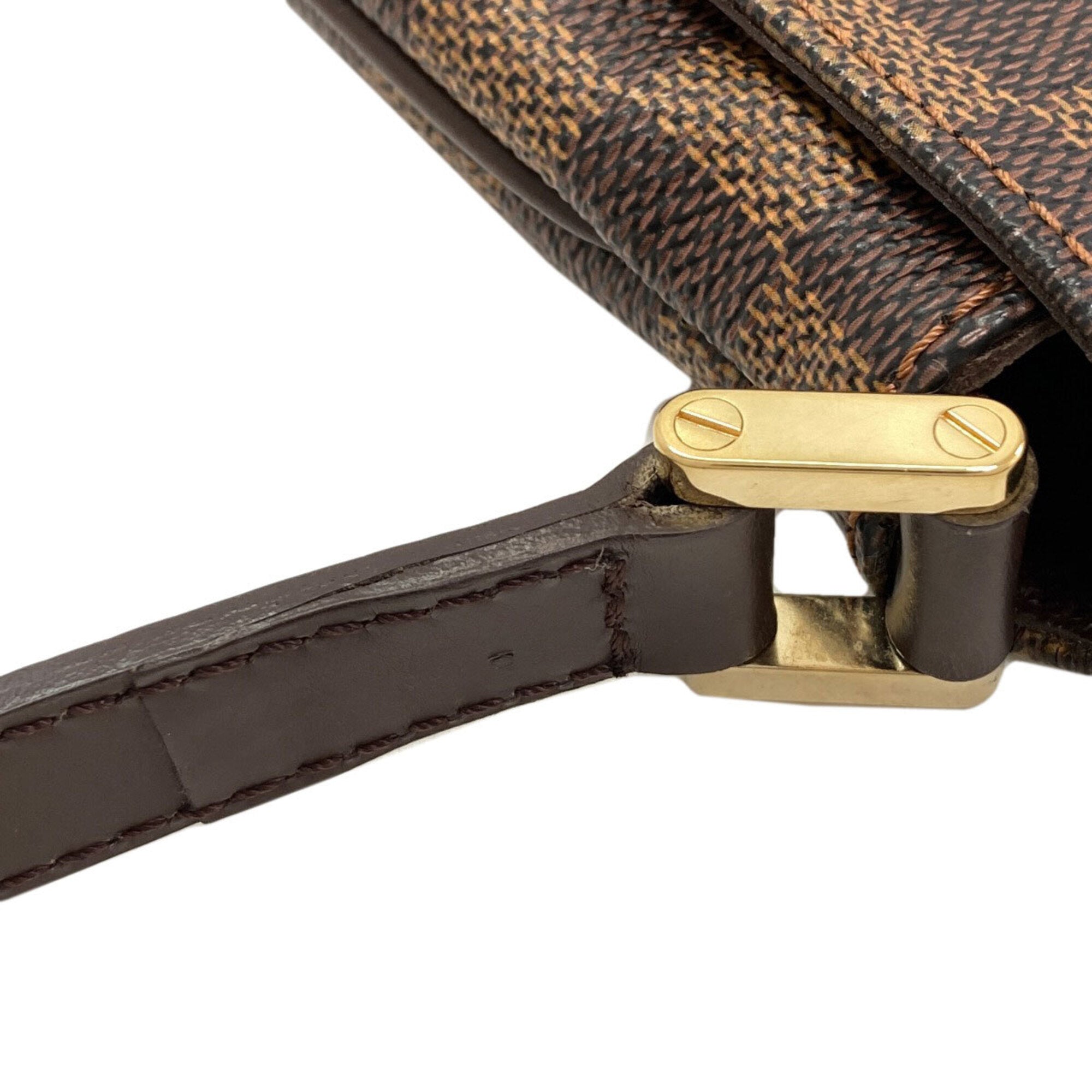Louis Vuitton Damier Canvas Ebene Damier Canvas Shoulder Bag (Pre-Owned)