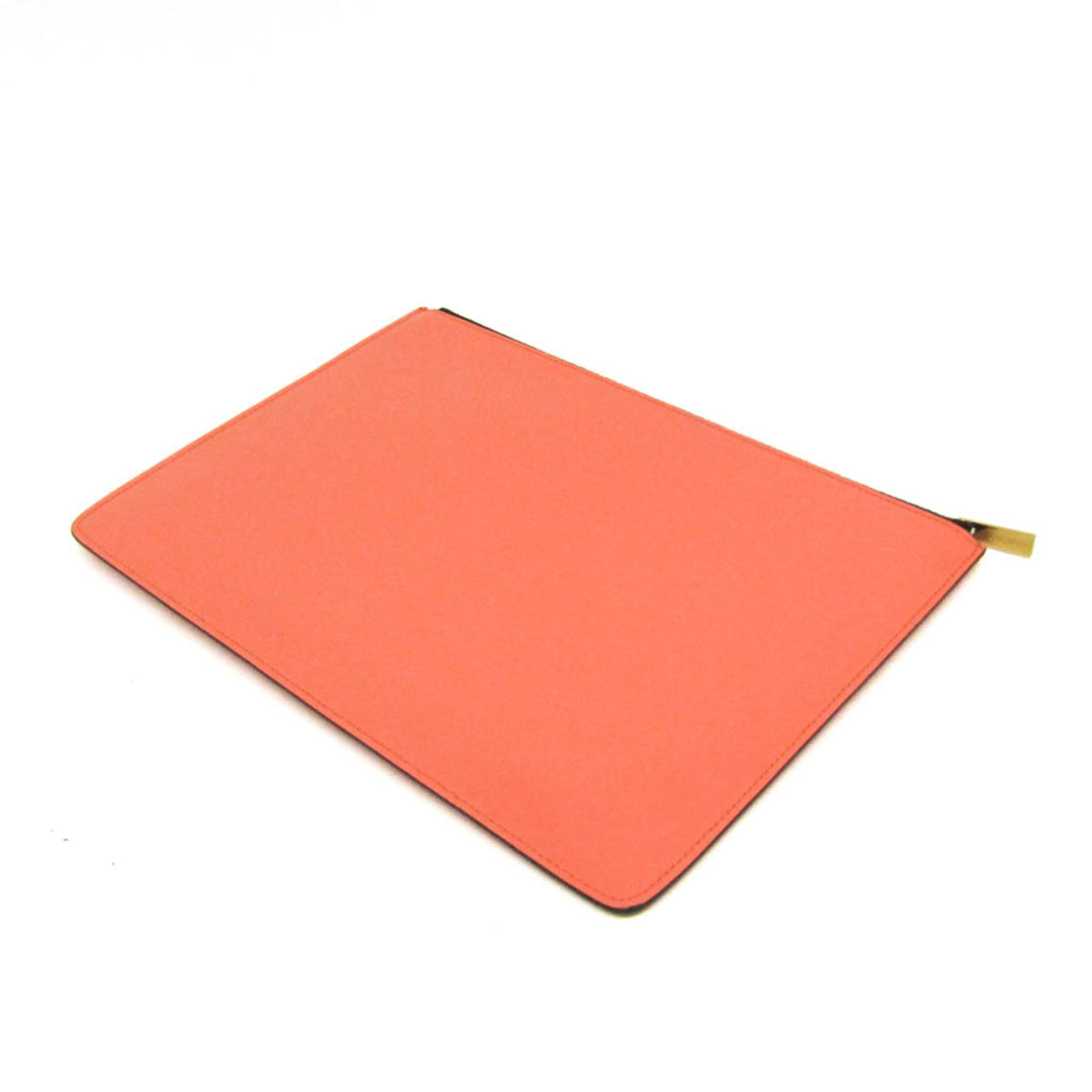 Celine Salmon Pink Leather Clutch Bag (Pre-Owned)
