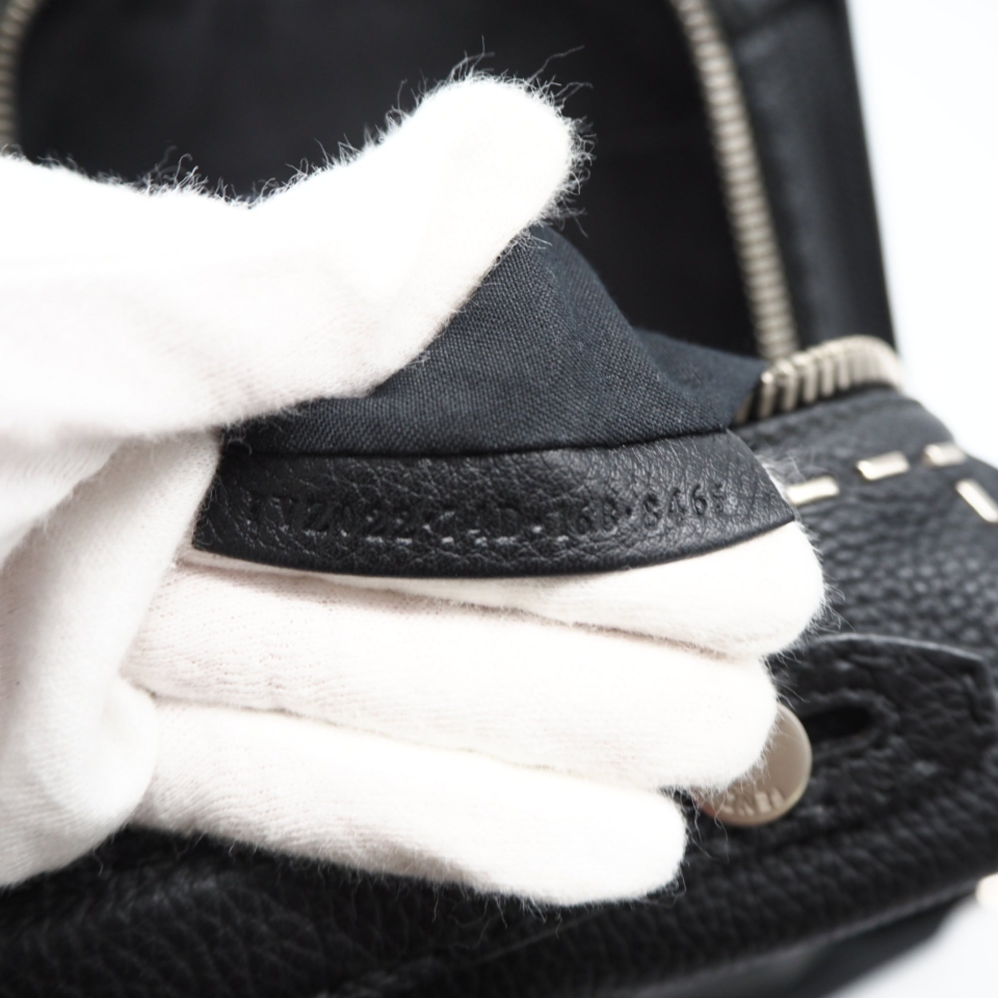 Fendi Selleria Black Leather Backpack (Pre-Owned)