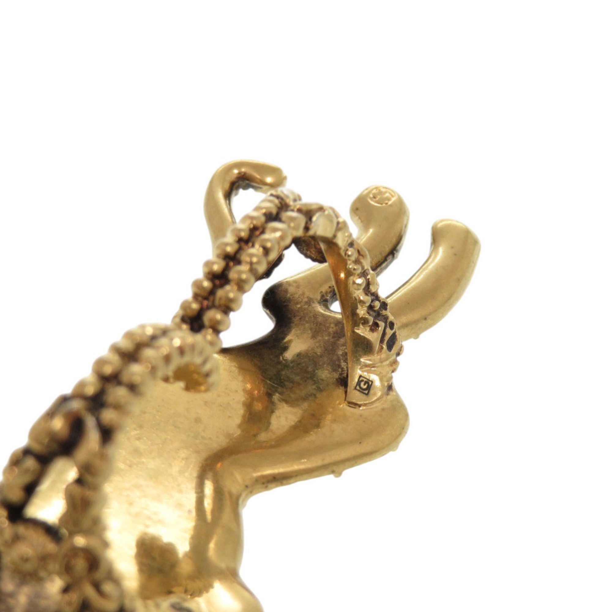 Gucci Gold Silver Metal Band Ring (Pre-Owned)