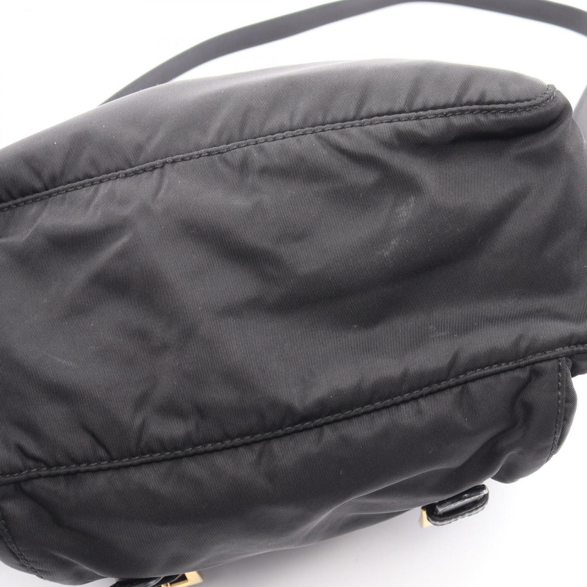 Prada Black Nylon Saffiano Shoulder Bag (Pre-Owned)
