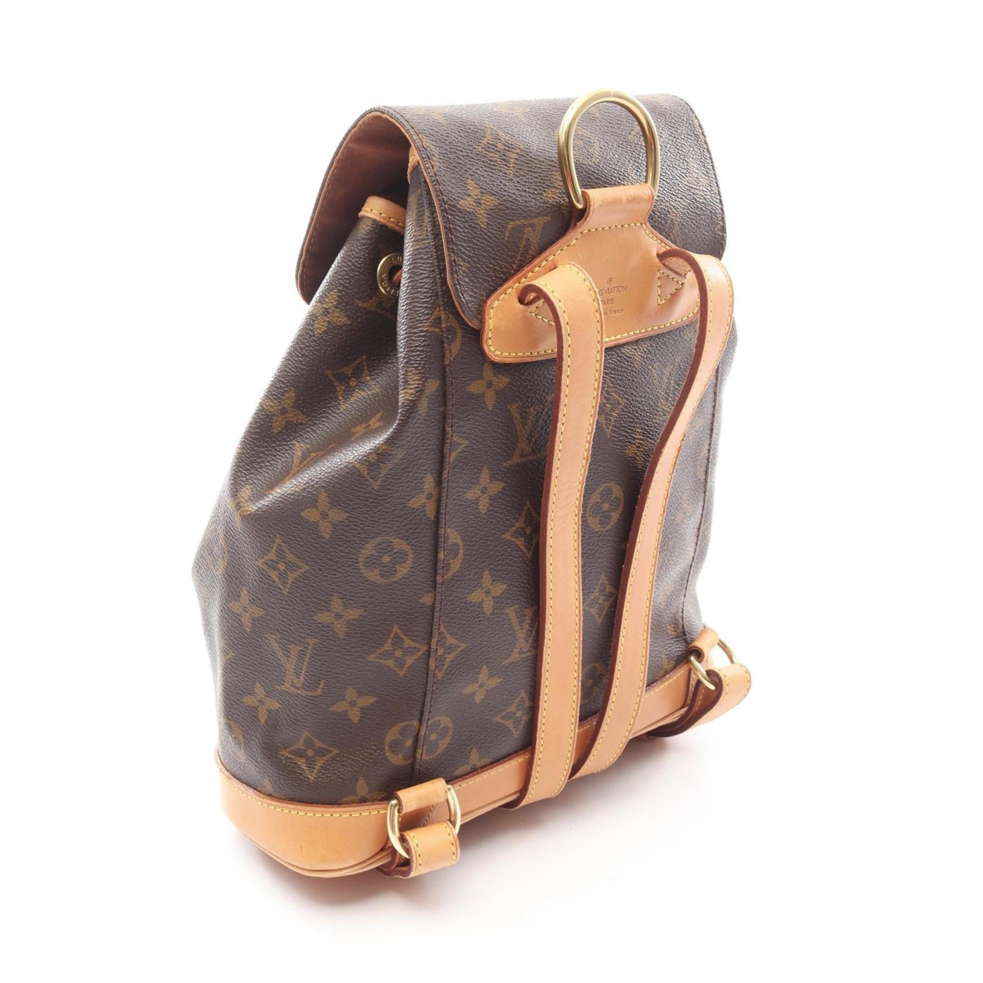 Louis Vuitton Brown Monogram Monogram Leather Backpack (Pre-Owned)