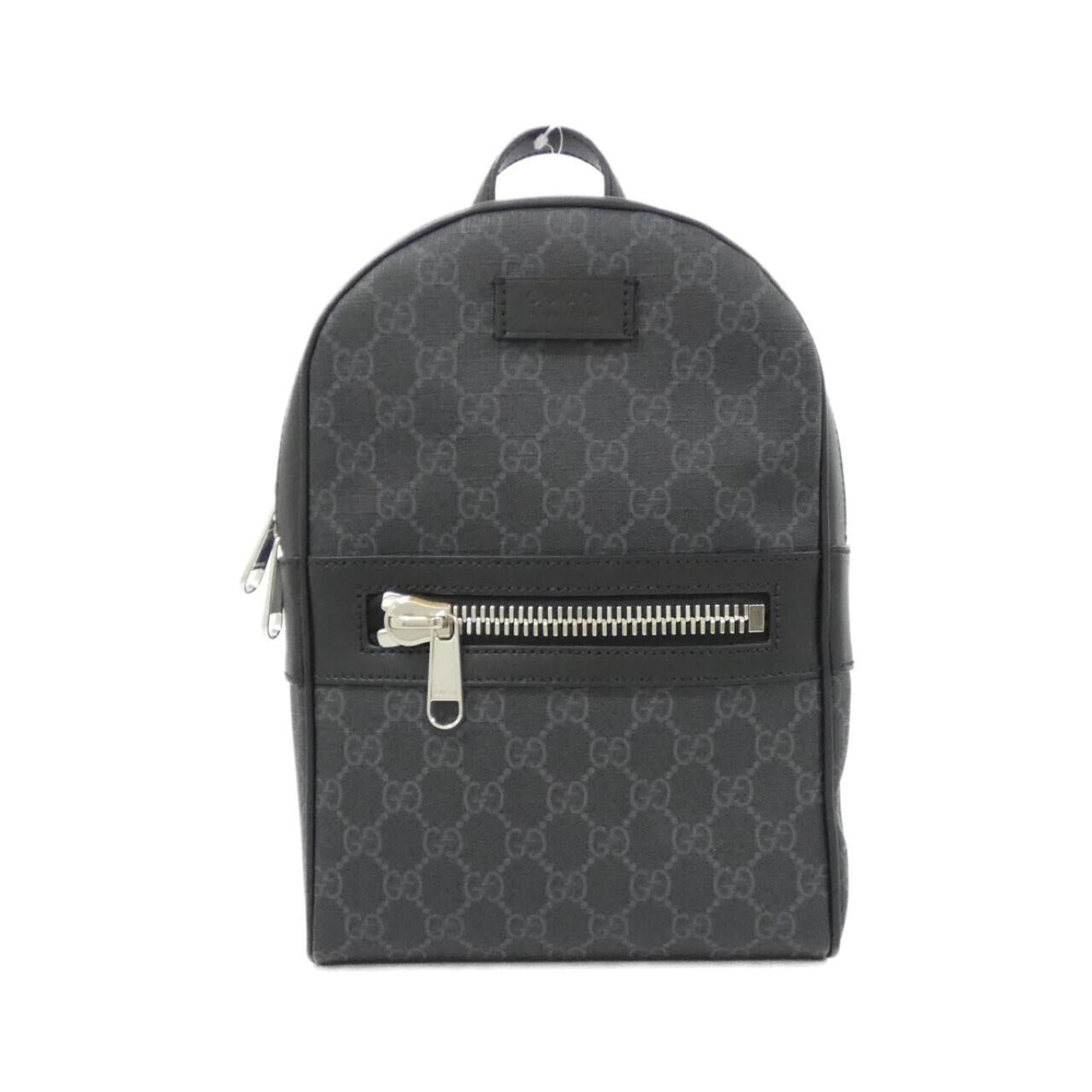 Gucci Black Gray Gg Supreme Shoulder Bag (Pre-Owned)