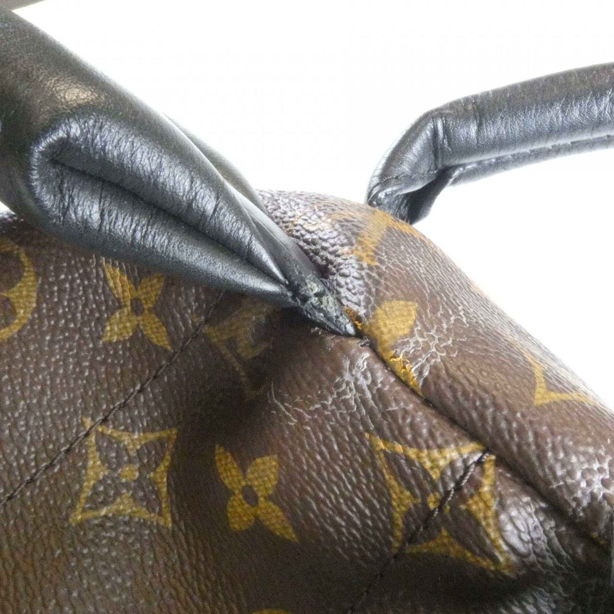 Louis Vuitton Monogram Marron Coated Canvas Backpack (Pre-Owned)