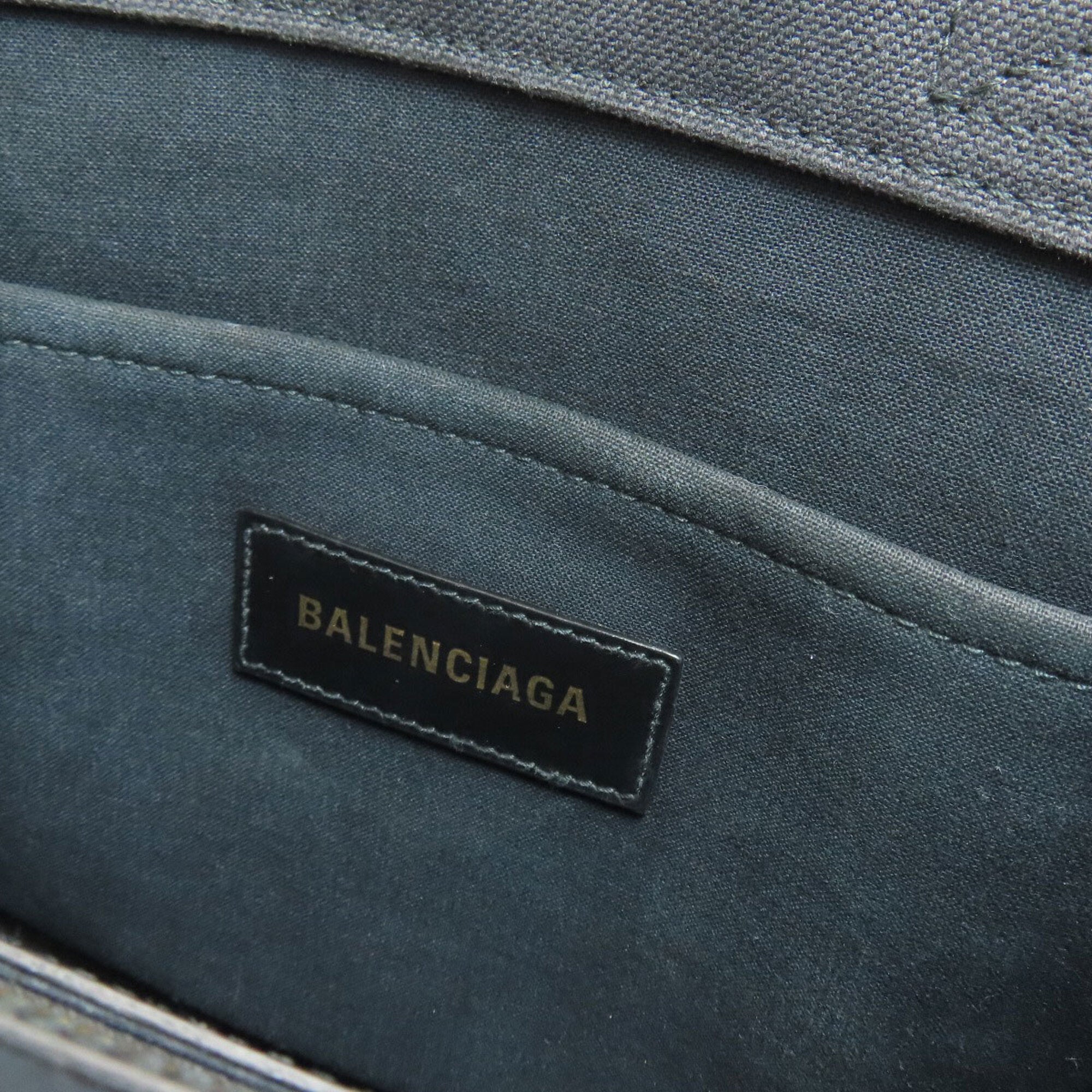 Balenciaga Black Canvas Tote Bag (Pre-Owned)