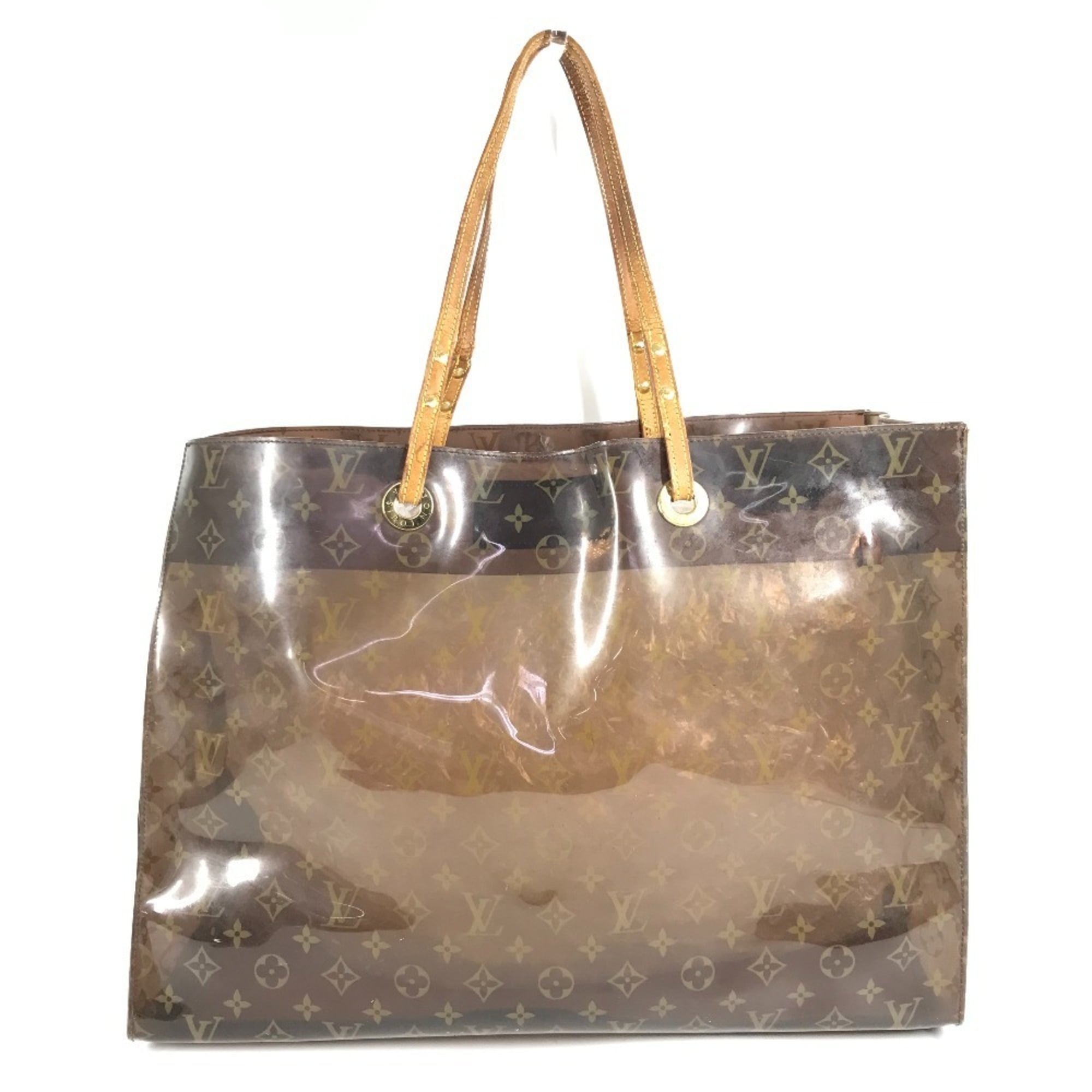 Louis Vuitton Brown Monogram Vinyl Monogram Handbag Pouch Shoulder Bag Tote Bag (Pre-Owned)
