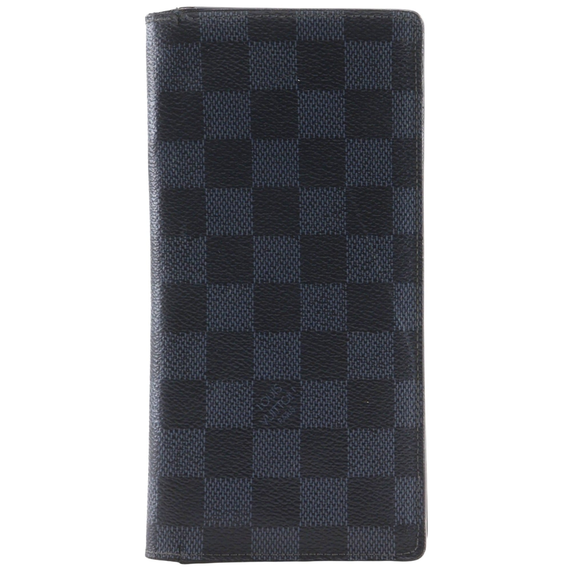 Louis Vuitton Black Damier Graphite Long Wallet (Bi-Fold) (Pre-Owned)
