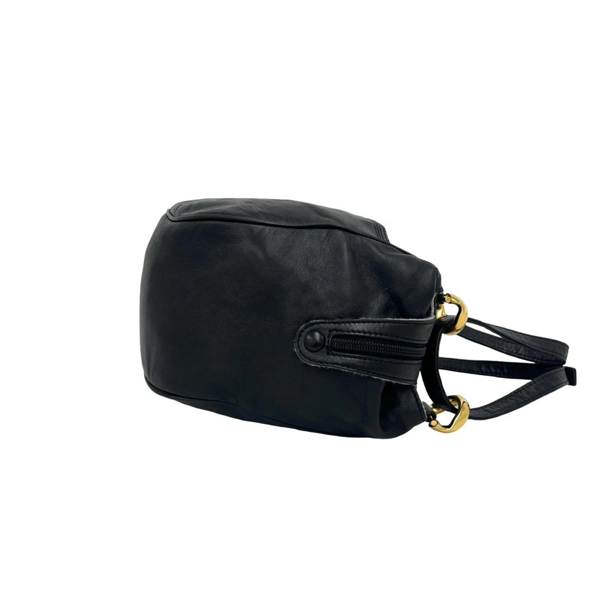 Loewe Black Leather Handbag Shoulder Bag (Pre-Owned)