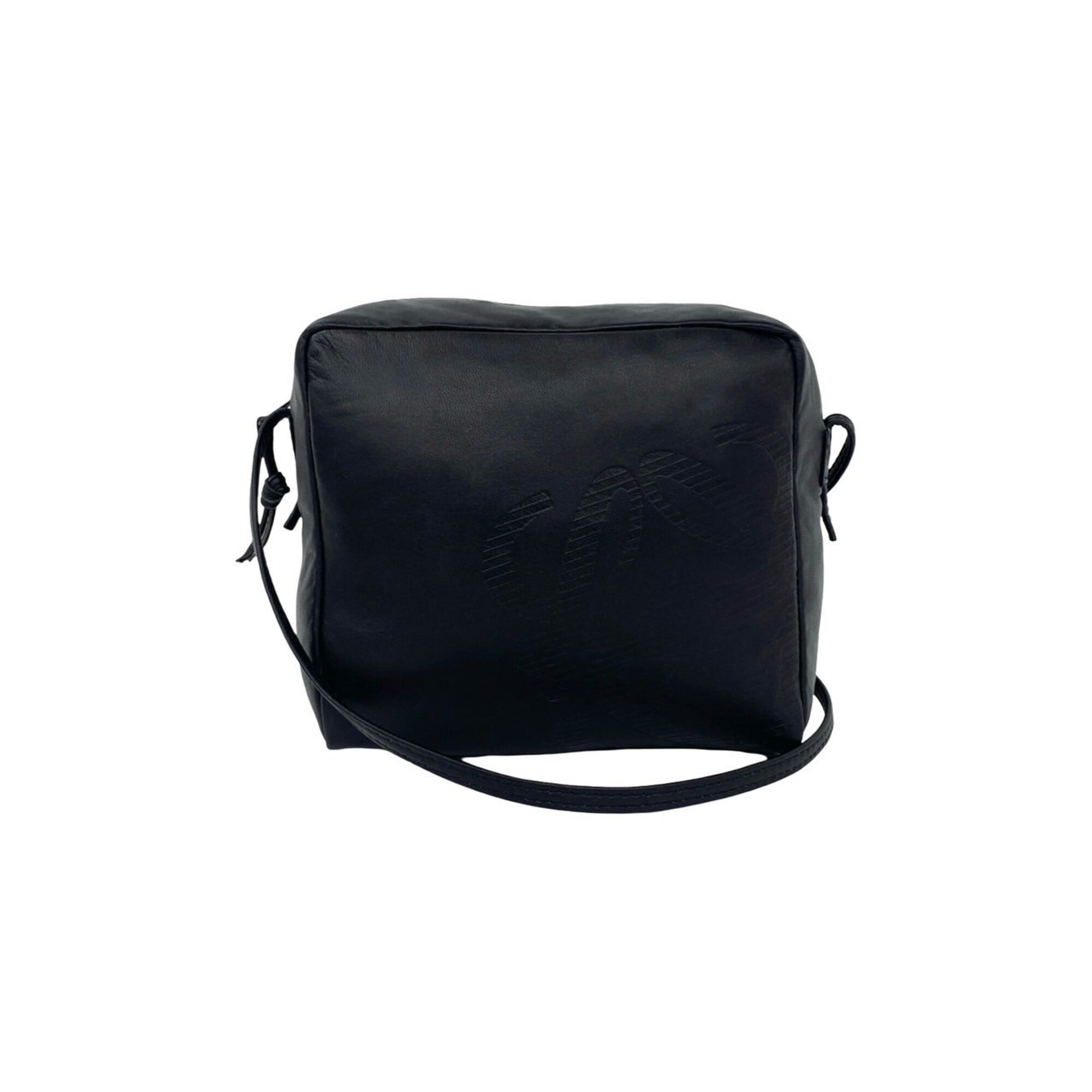 Loewe Black Leather Pochette Shoulder Bag (Pre-Owned)