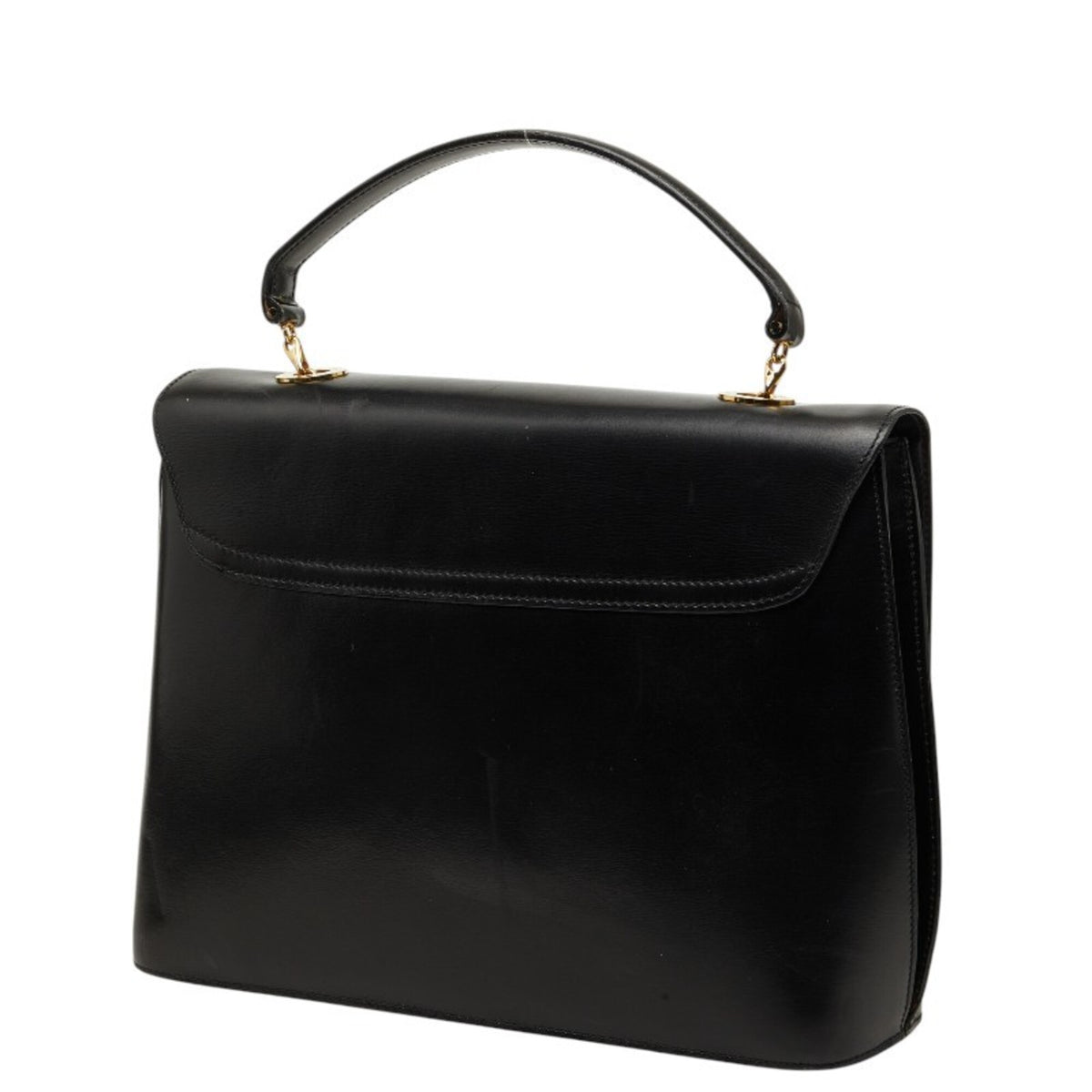 Celine Black Leather Handbag Shoulder Bag (Pre-Owned)