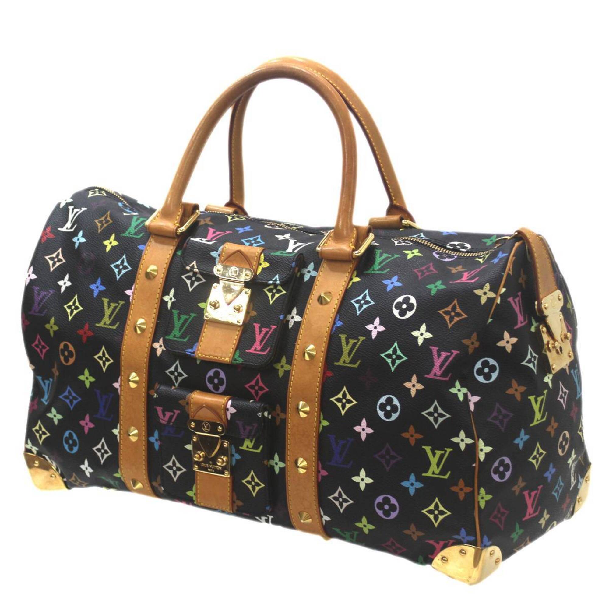Louis Vuitton Monogram Multicolore Blanc Monogram Multicolore Boston Bag (Pre-Owned)