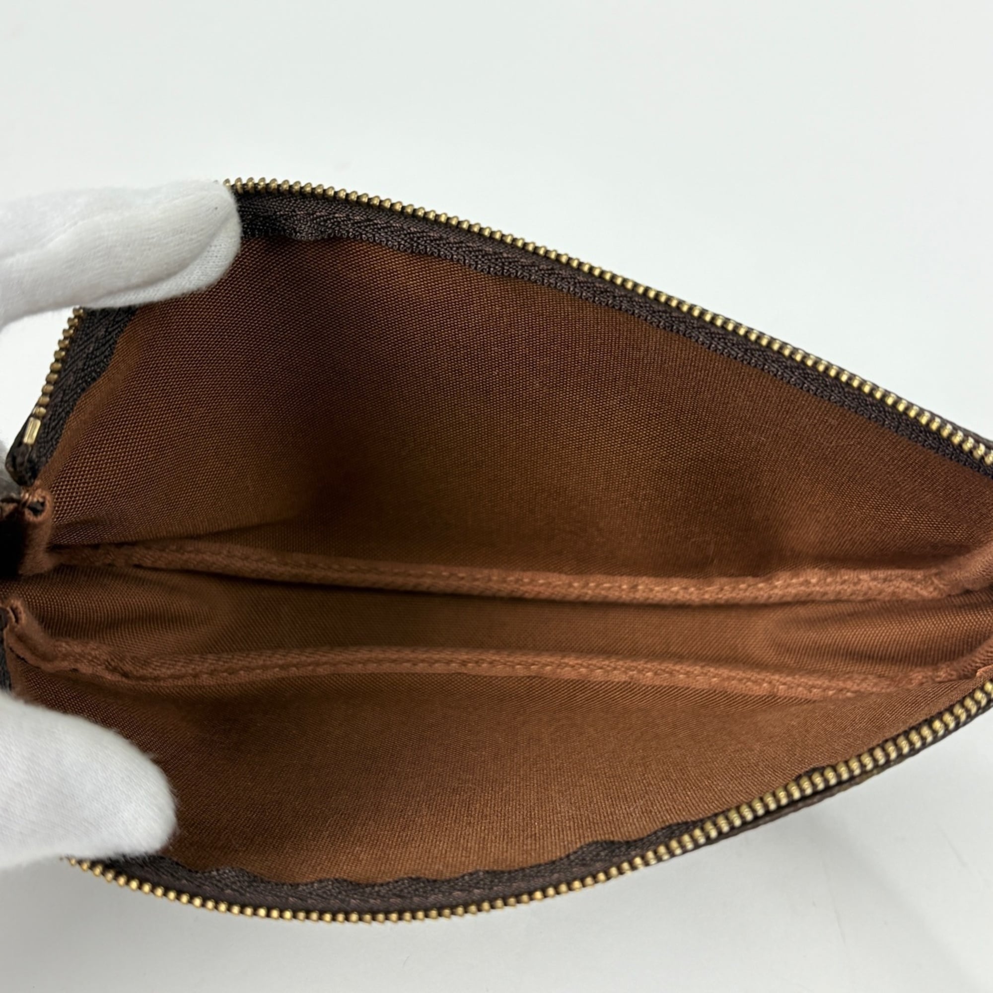 Louis Vuitton Monogram Brown Monogram Pochette Pouch (Pre-Owned)