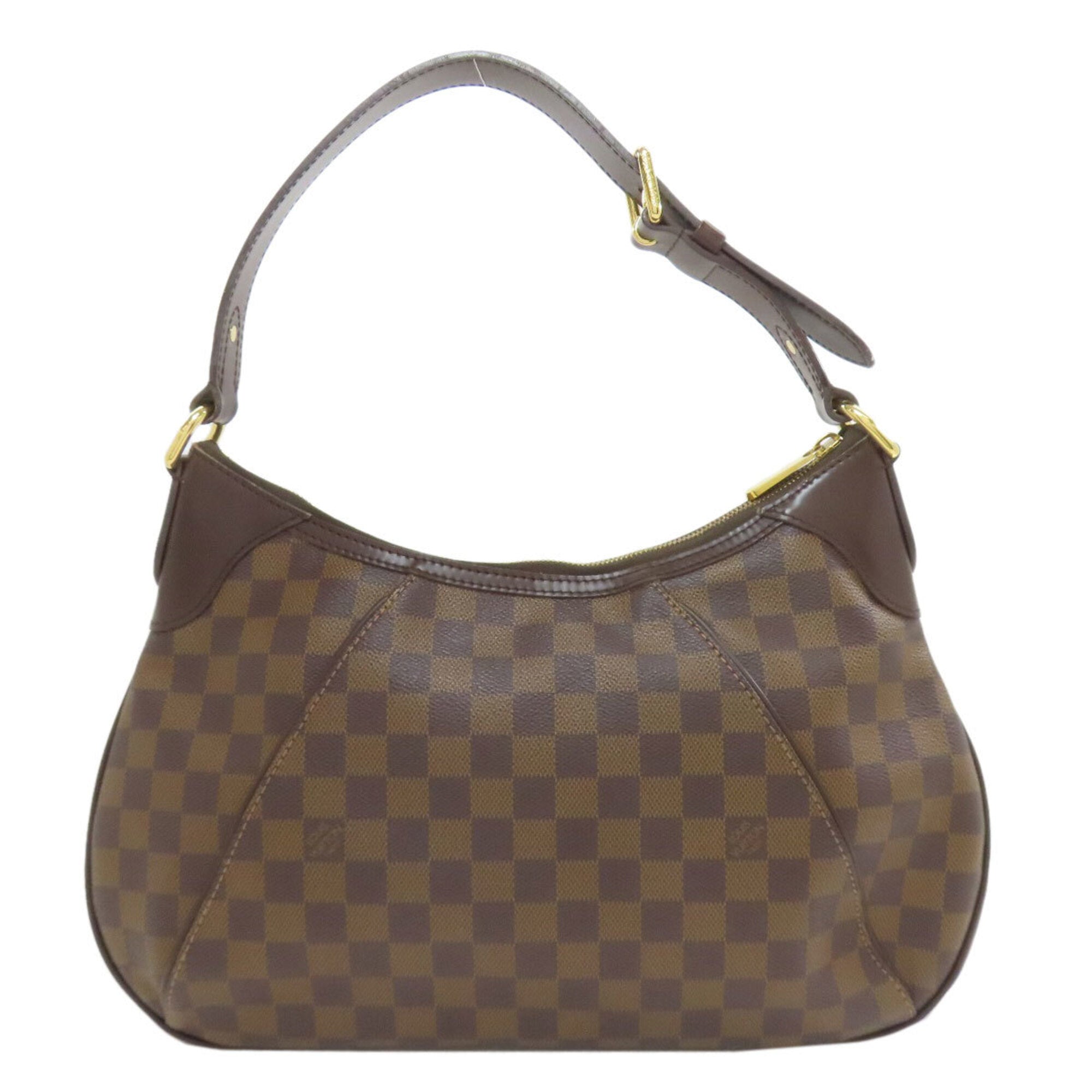 Louis Vuitton Damier Canvas Ebene Damier Canvas Shoulder Bag (Pre-Owned)