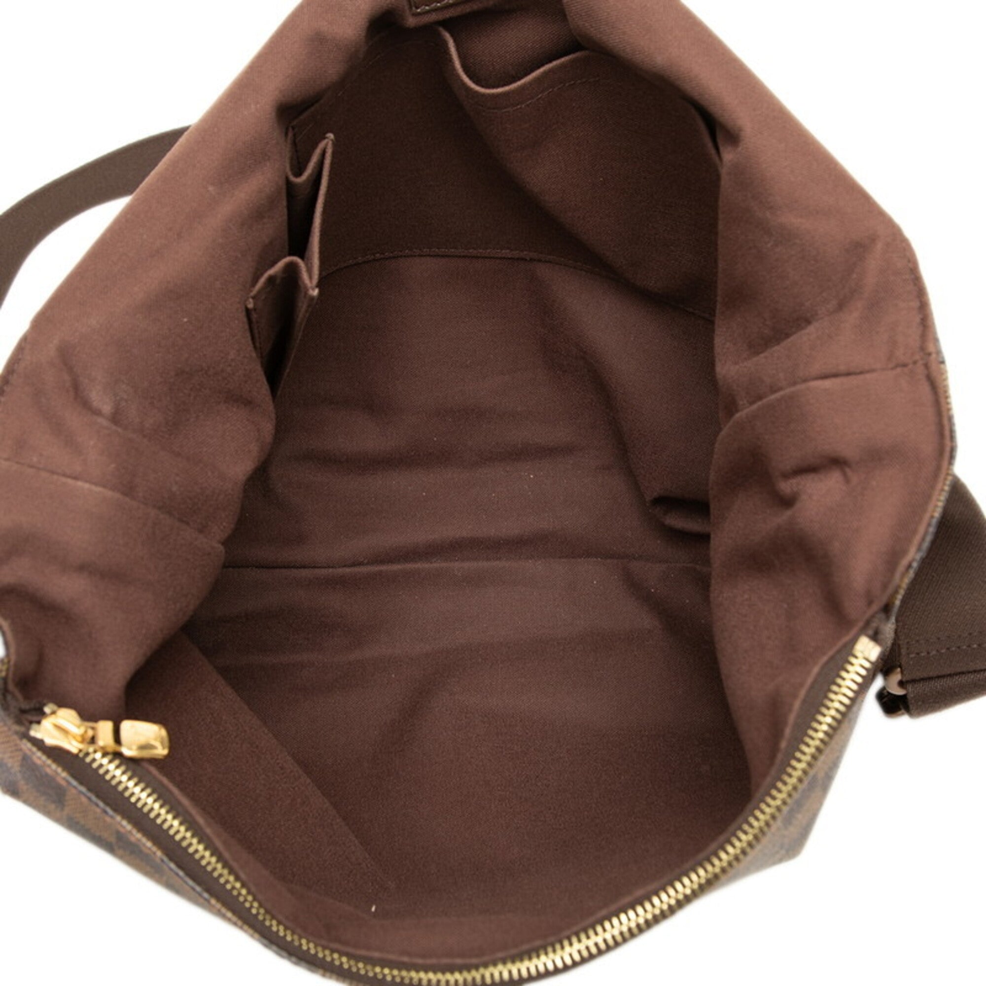 Louis Vuitton Damier Brown Ebene Pvc Leather Messenger Bag Shoulder Bag (Pre-Owned)