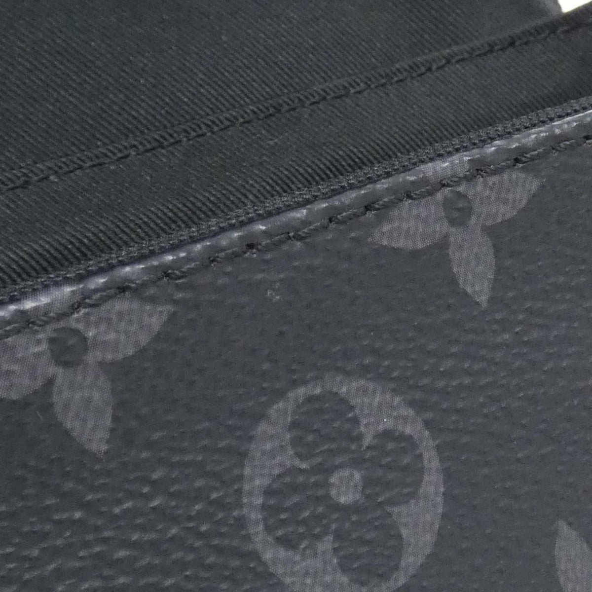 Louis Vuitton Black Coated Canvas Shoulder Bag (Pre-Owned)