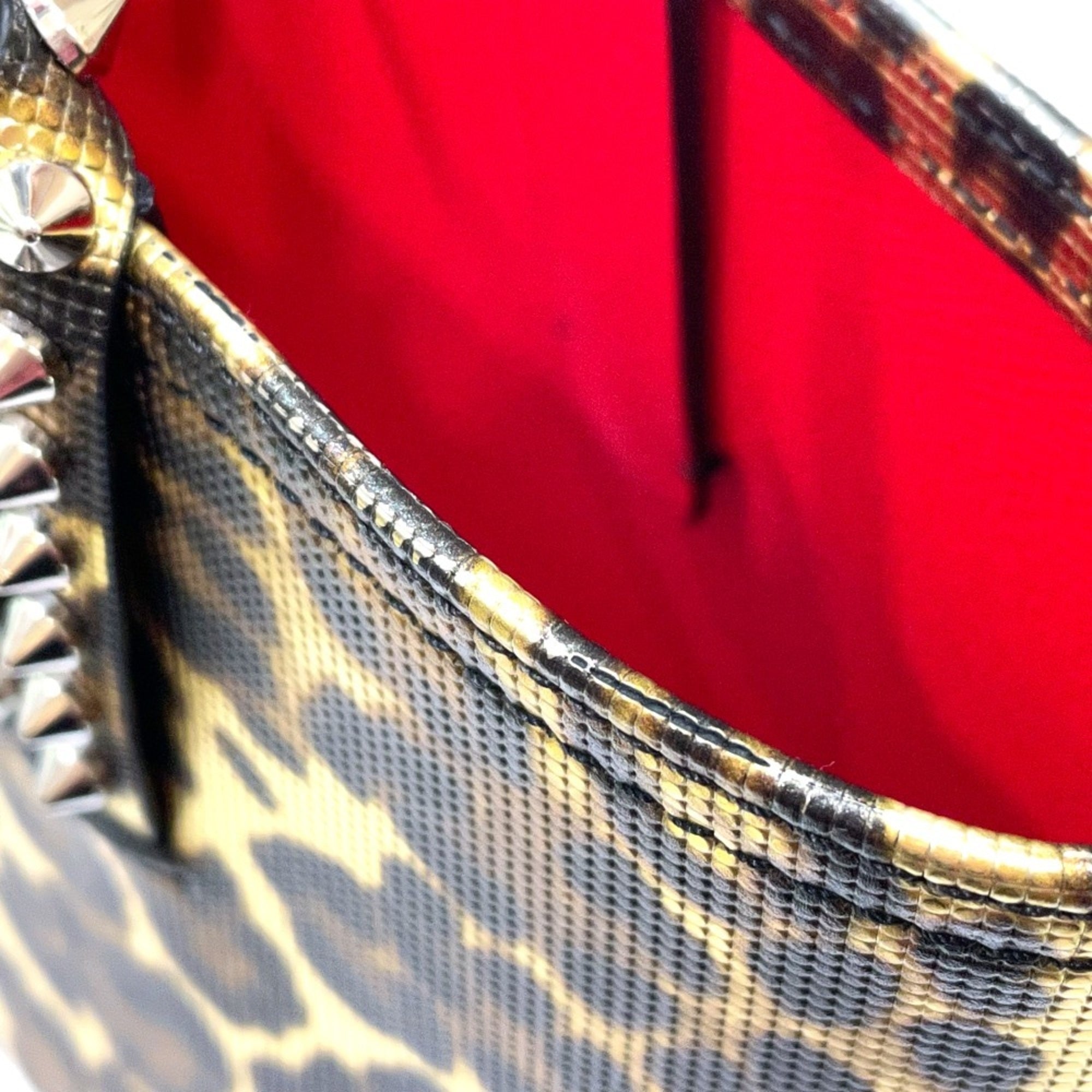 Christian Louboutin Brown Leather Tote Bag (Pre-Owned)