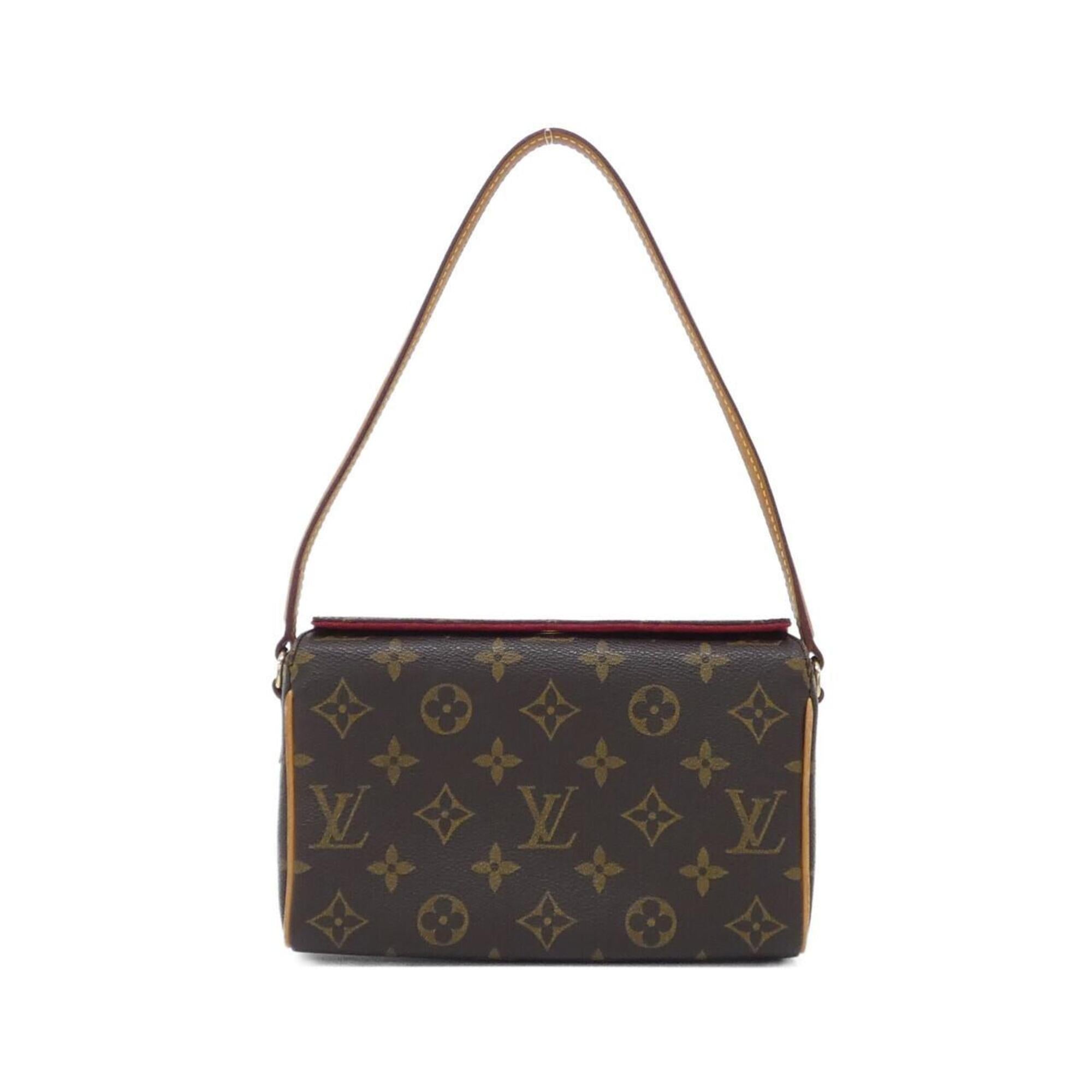 Louis Vuitton Brown Coated Canvas Handbag (Pre-Owned)