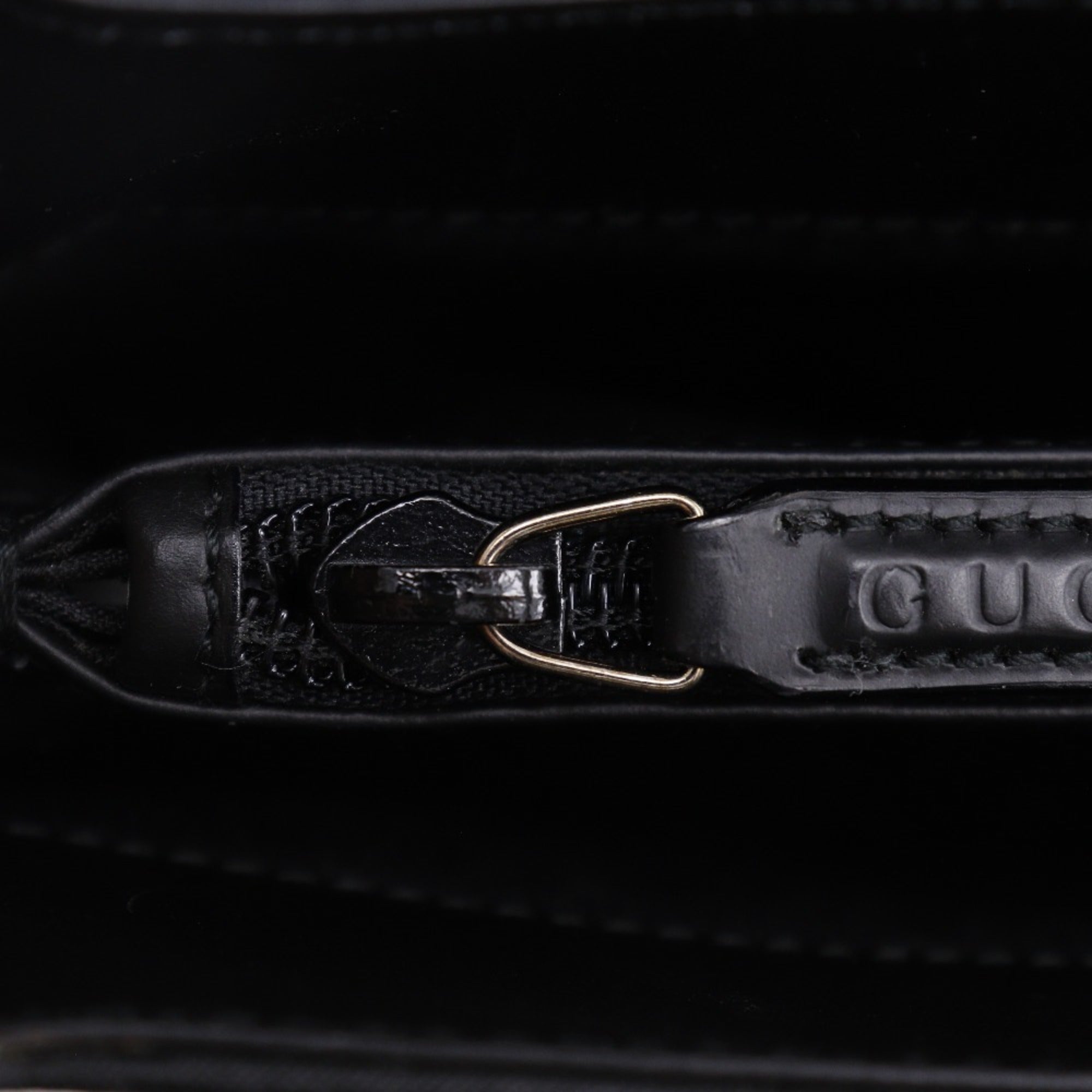 Gucci Black Satin Tote Bag (Pre-Owned)