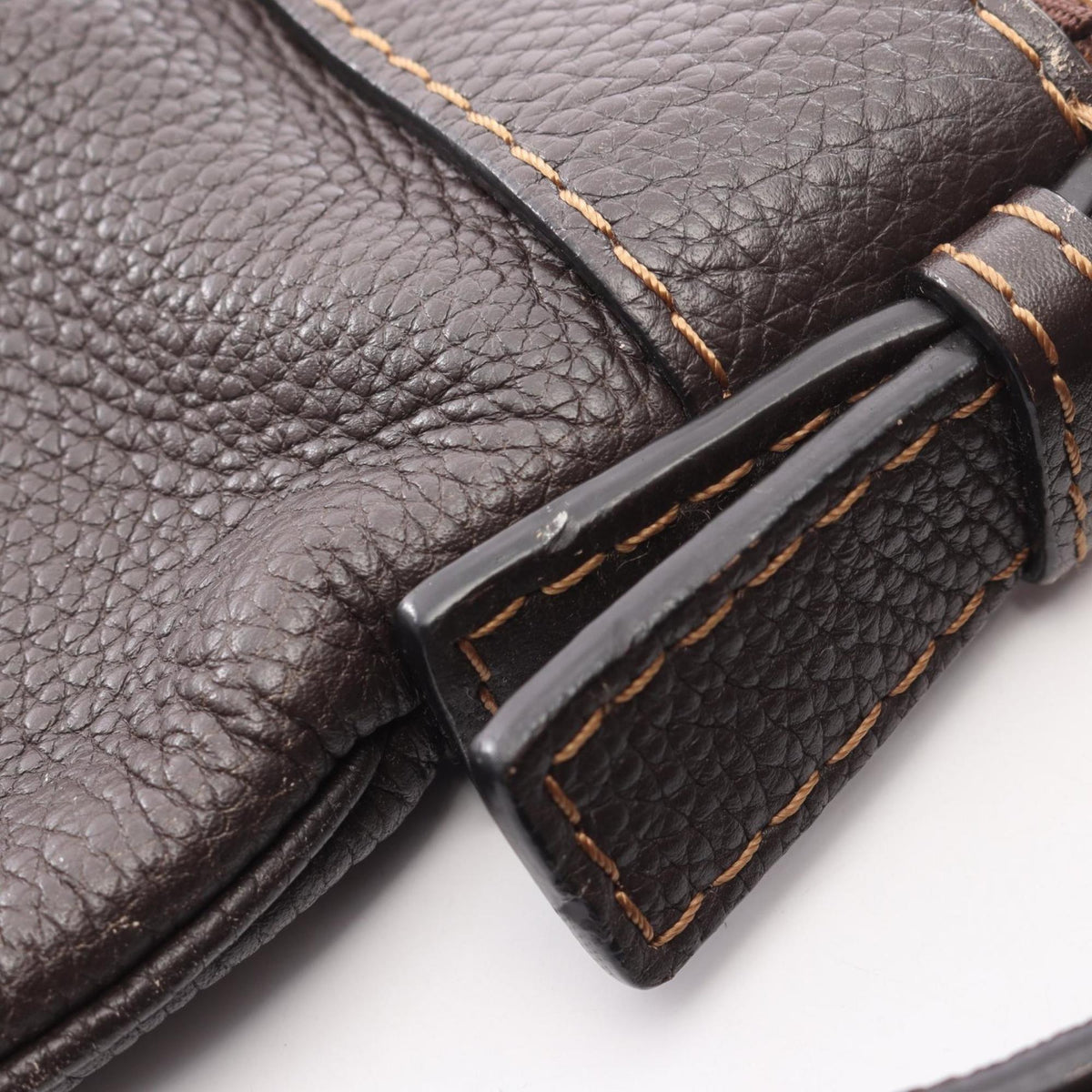 Loewe Brown Leather Shoulder Bag (Pre-Owned)