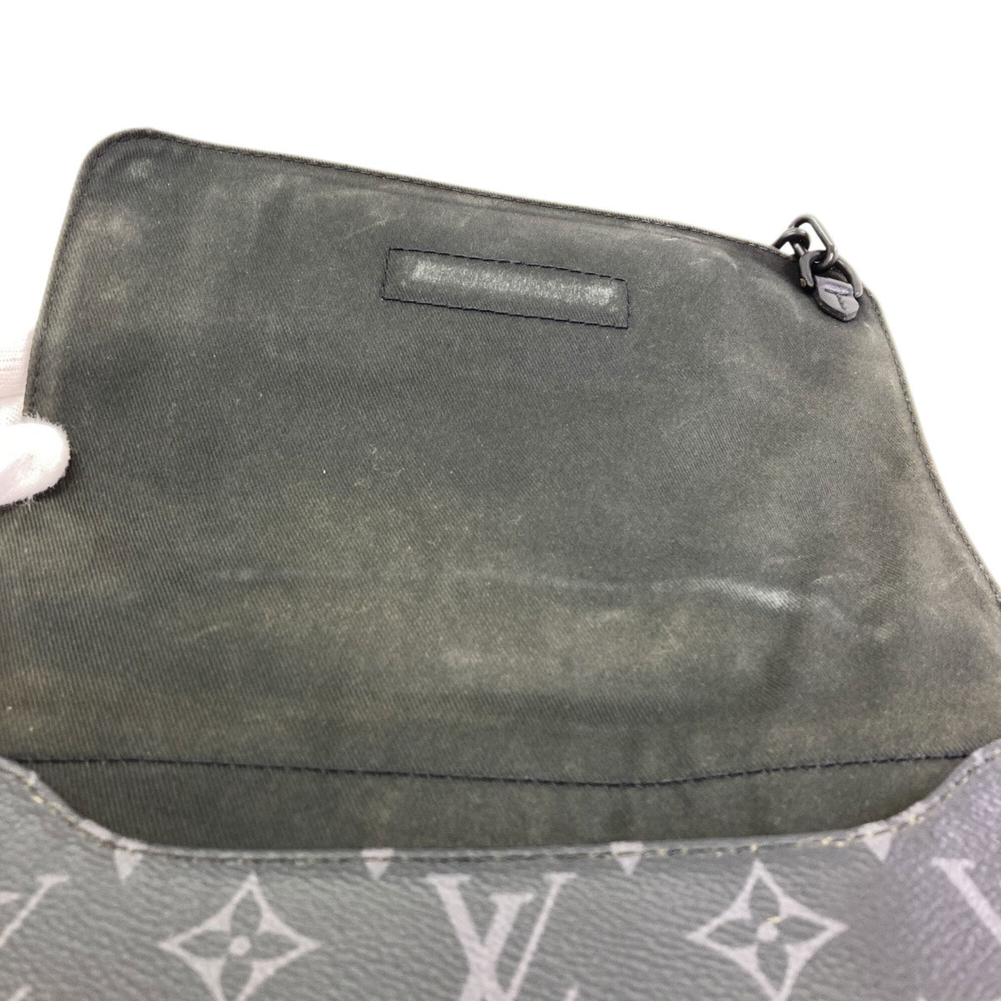 Louis Vuitton Black Monogram Eclipse Shoulder Bag (Pre-Owned)