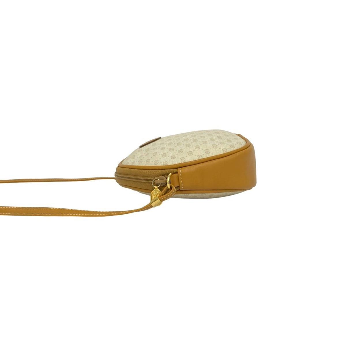 Gucci Brown Ivory Leather Pvc Pochette Shoulder Bag (Pre-Owned)