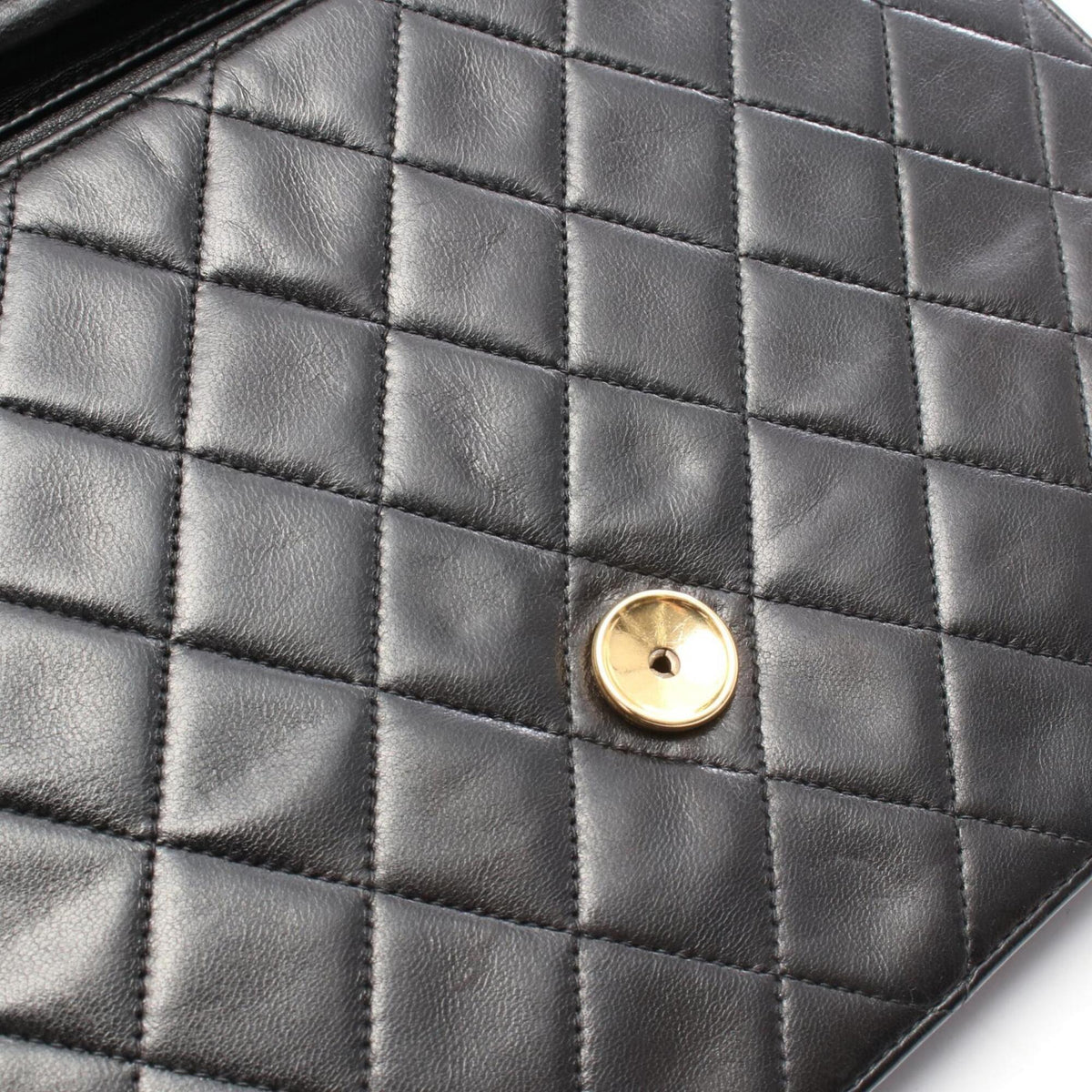 Chanel Matelasse Black Handbag Shoulder Bag (Pre-Owned)