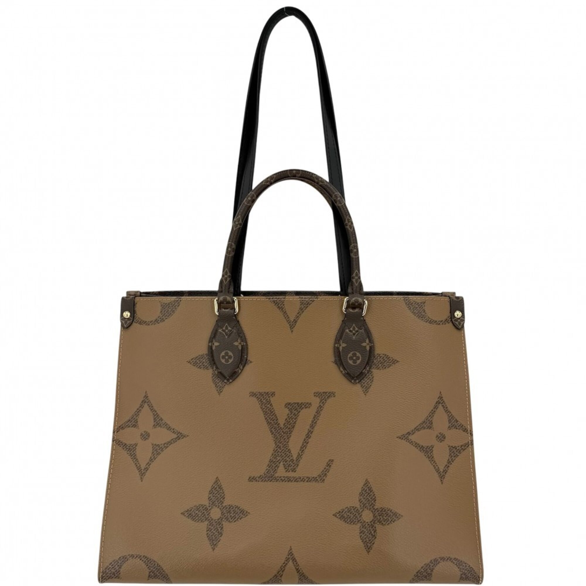 Louis Vuitton Brown Monogram Reverse Monogram Handbag Tote Bag (Pre-Owned)