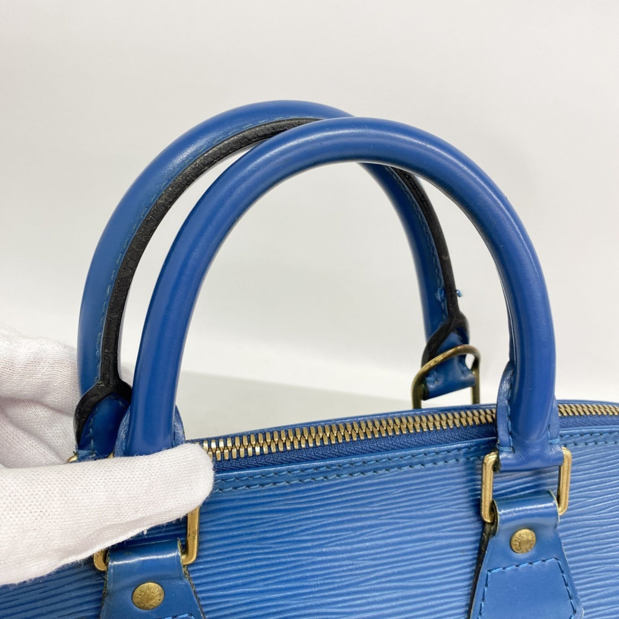 Louis Vuitton Toledo Blue Handbag (Pre-Owned)