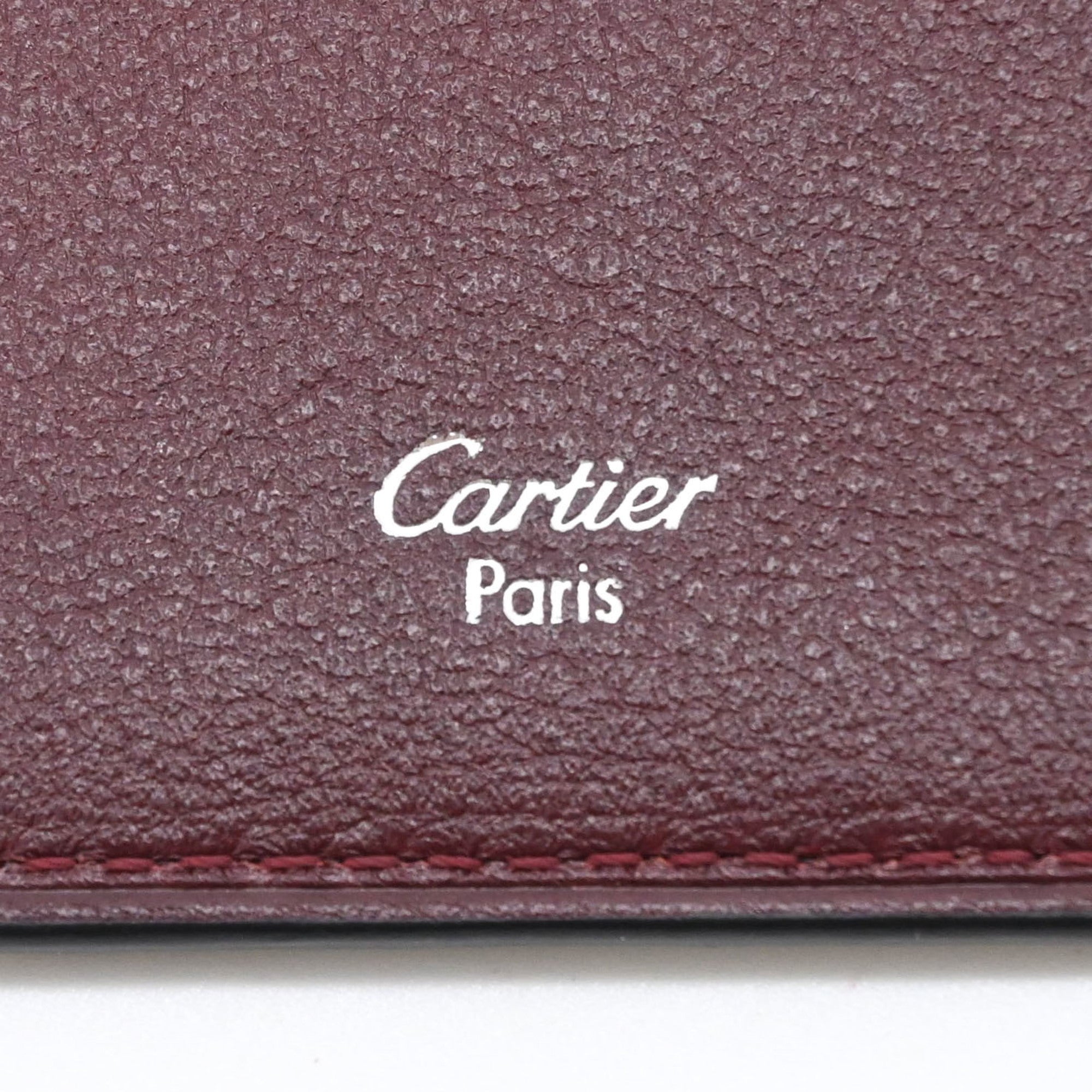 Cartier Black Bordeaux Leather (Pre-Owned)