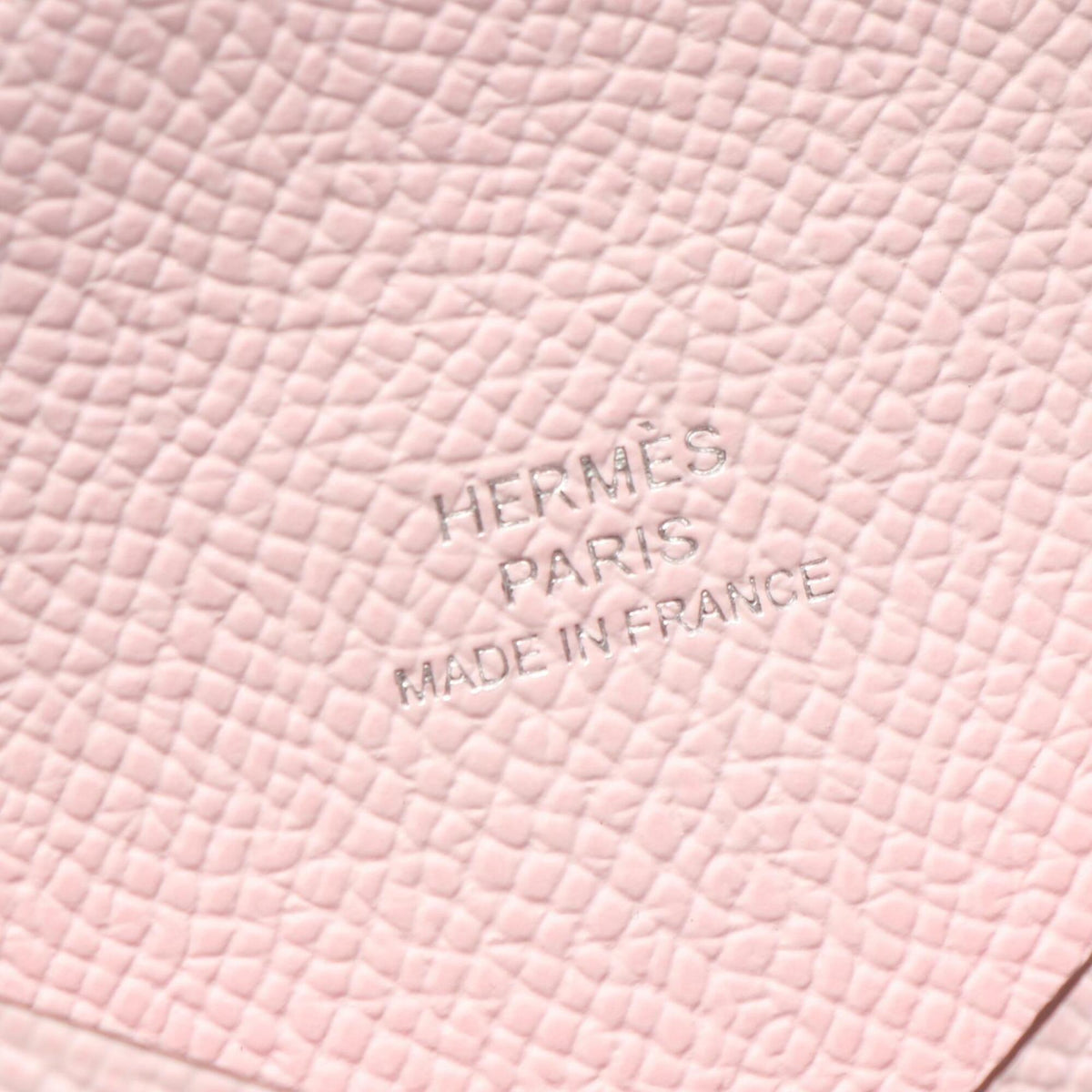 Hermes Pink Rose Eglantine Epsom Leather Coin Purse/Coin Case (Pre-Owned)