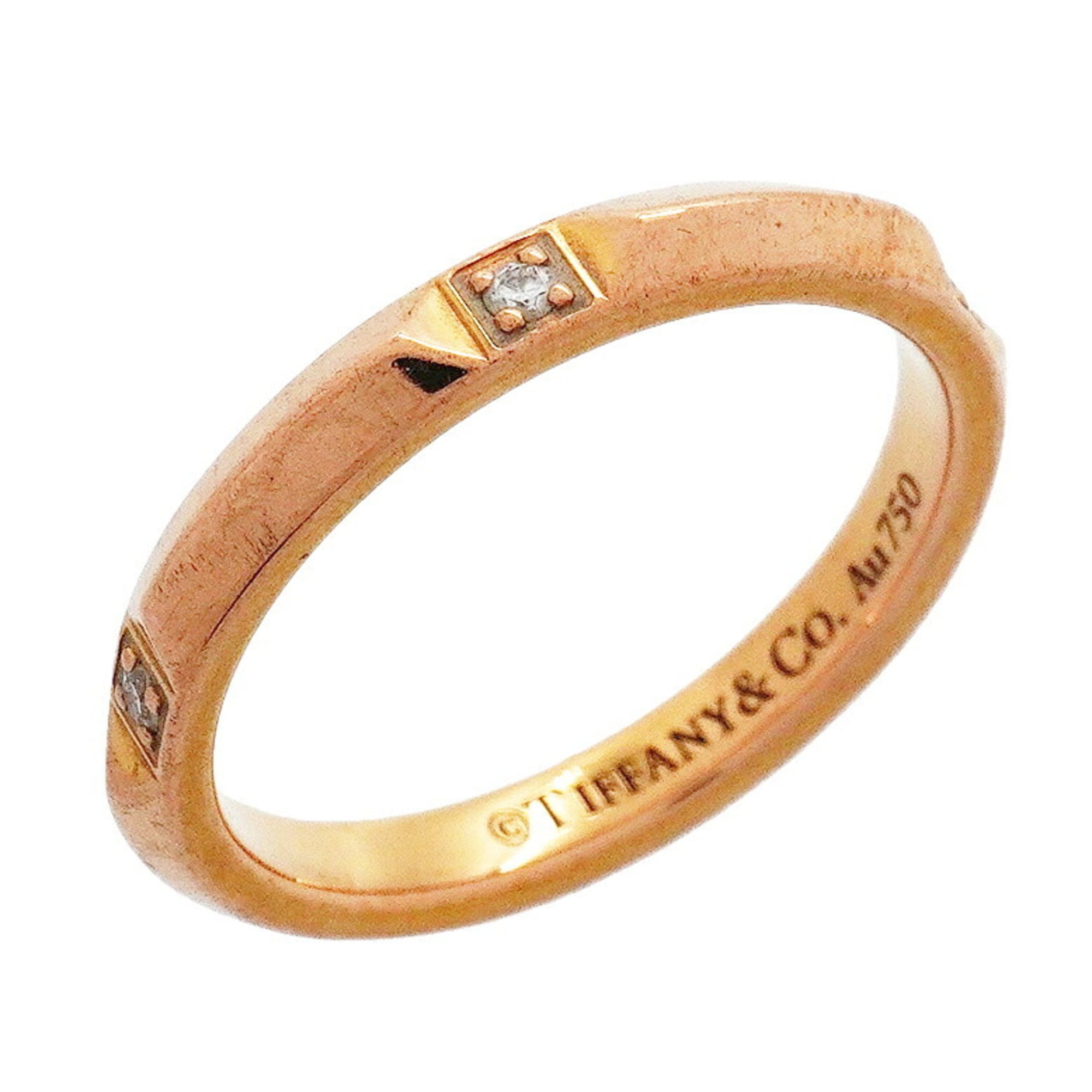 Tiffany Pink Gold (18K) Band Ring (Pre-Owned)