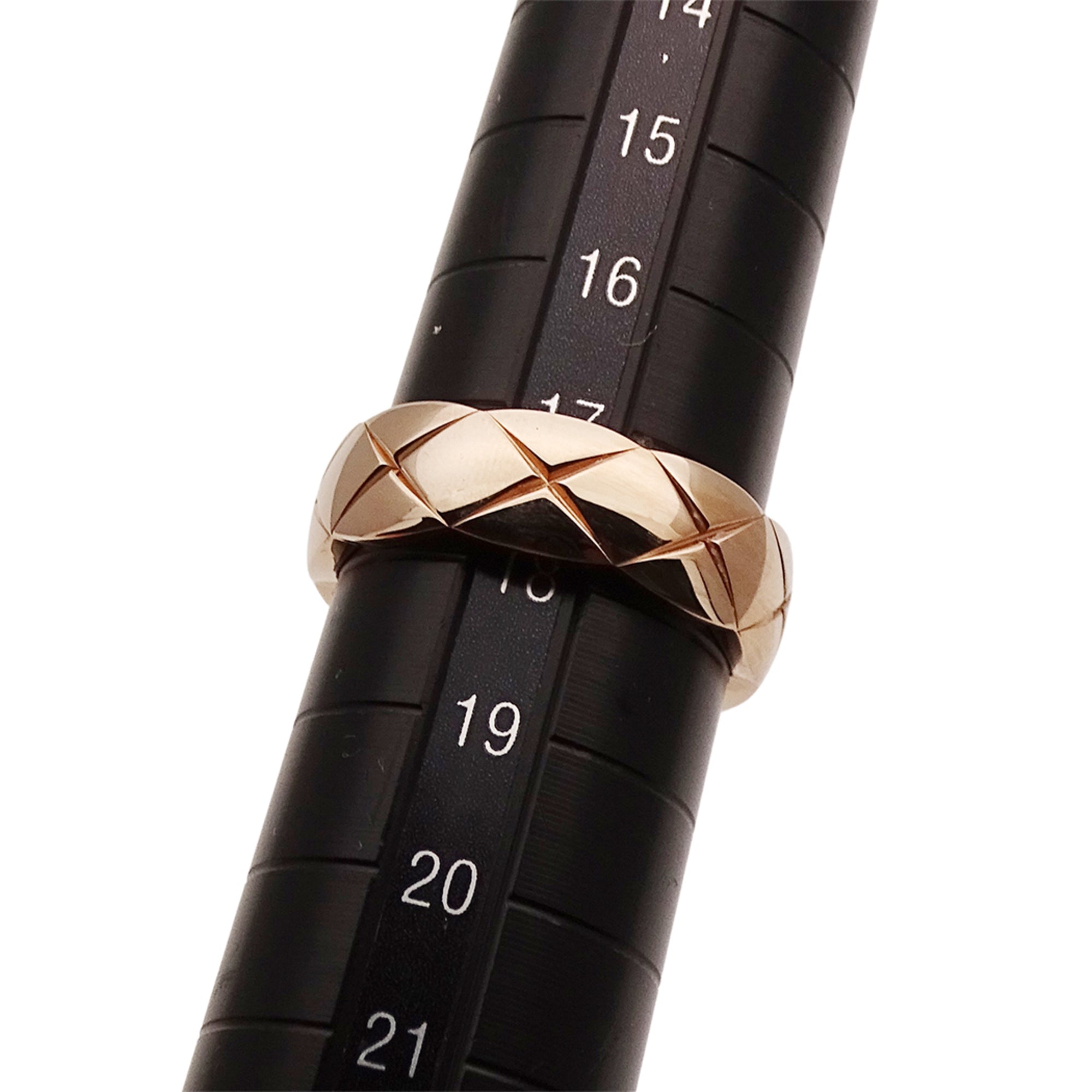 Chanel Pink Gold Pink Gold (18K) Band Ring (Pre-Owned)